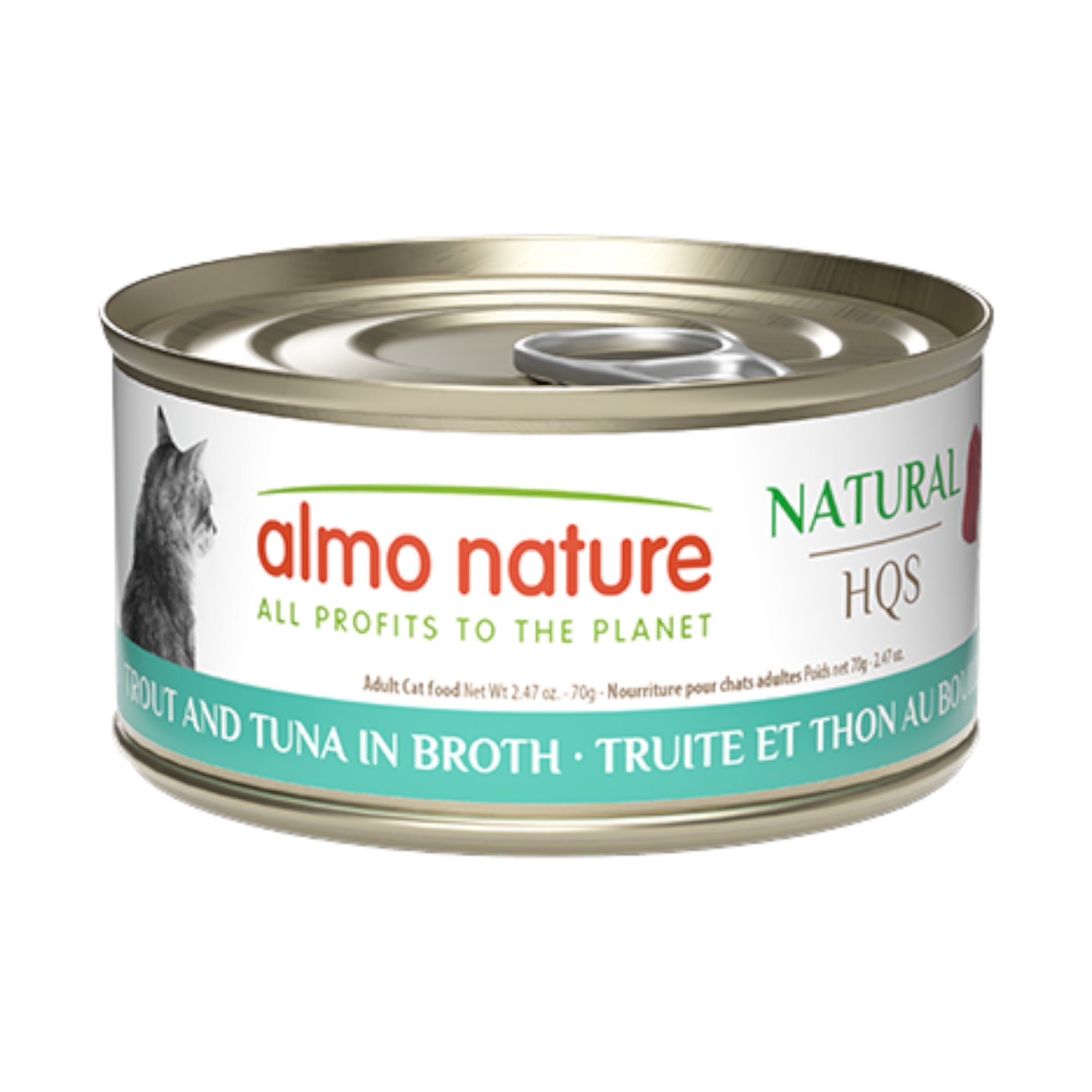 Almo Nature Natural Trout & Tuna Cat Can (70g)