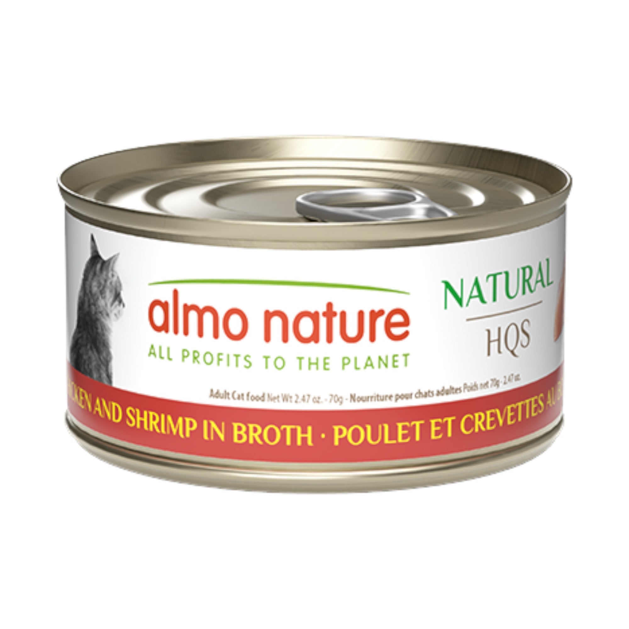 Almo Nature Natural Chicken & Shrimp Cat Can (70g)