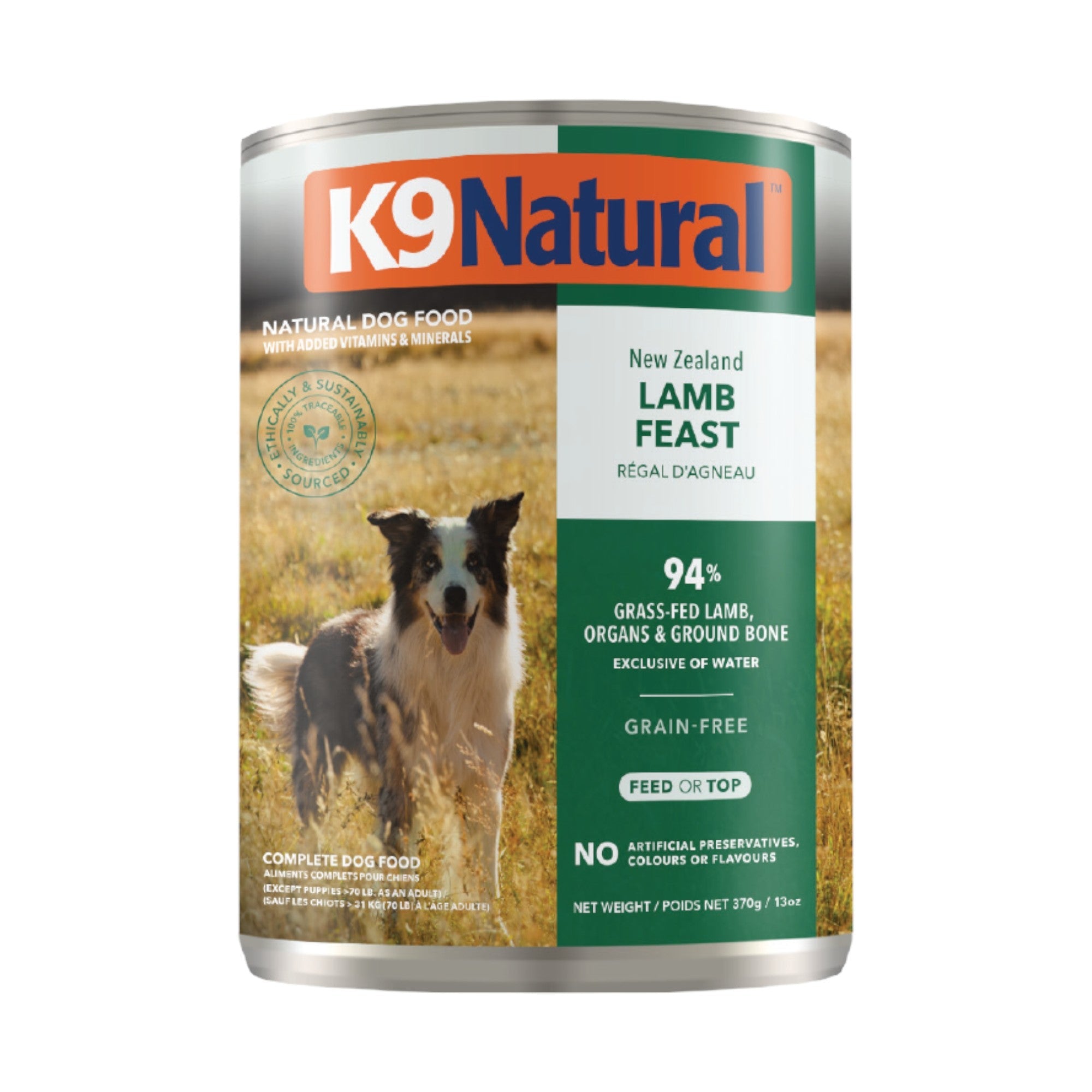 K9 Natural Lamb Dog Can (13oz)
