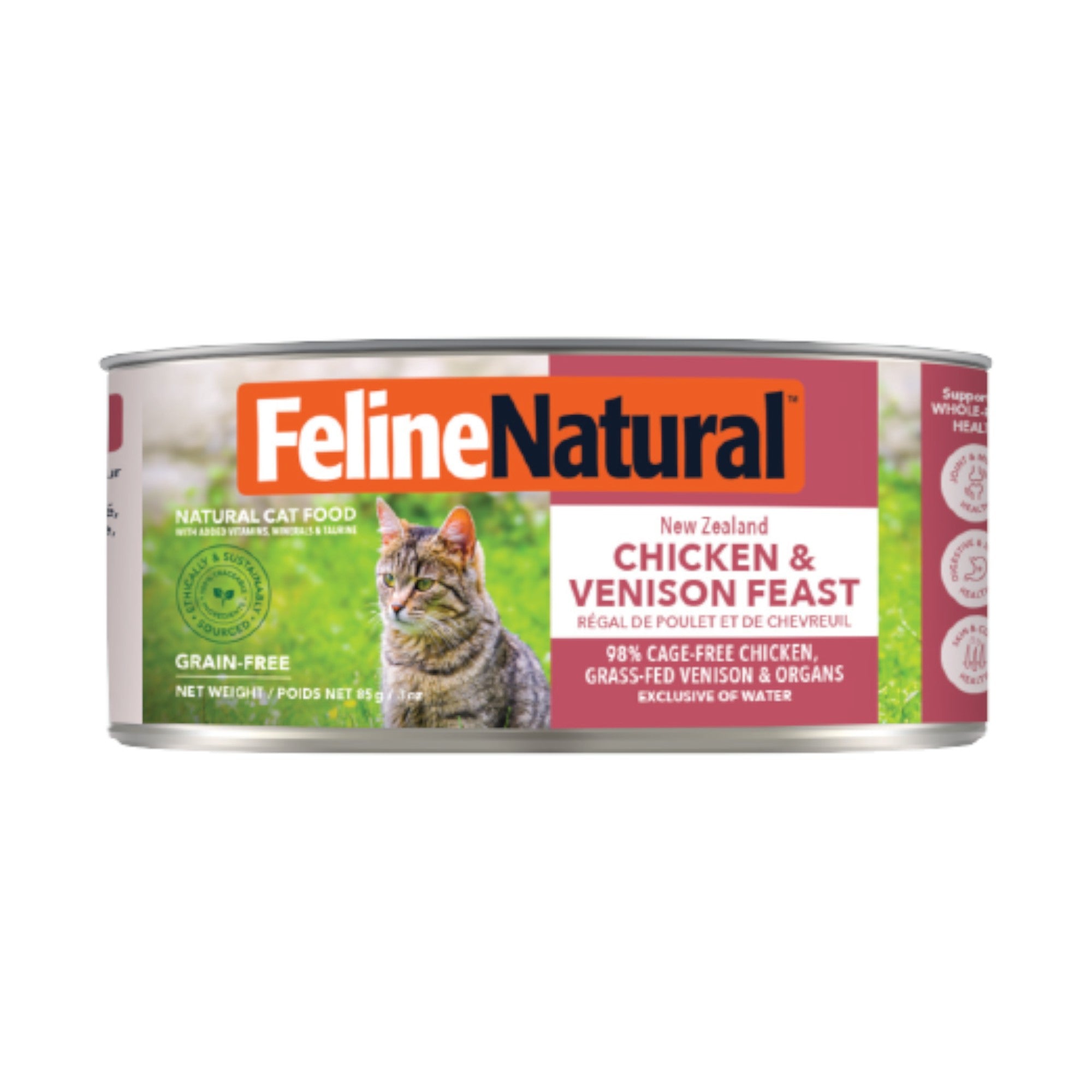 Feline Natural Chicken & Venison Cat Can (3oz)