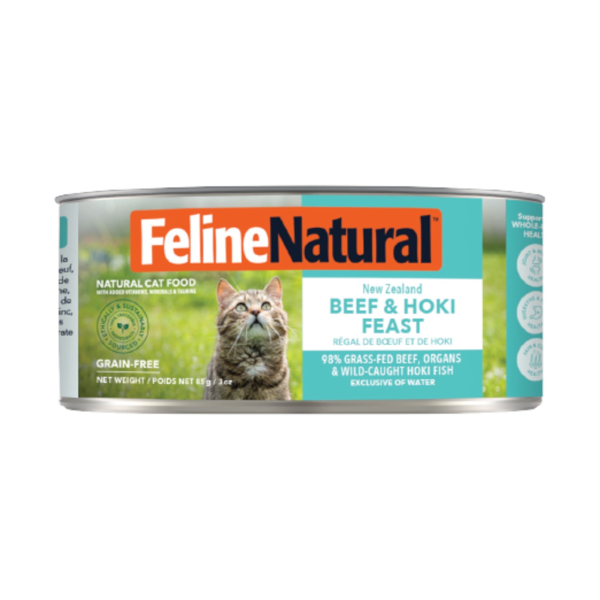 Feline Natural Beef & Hoki Feast Cat Can Food (3oz)