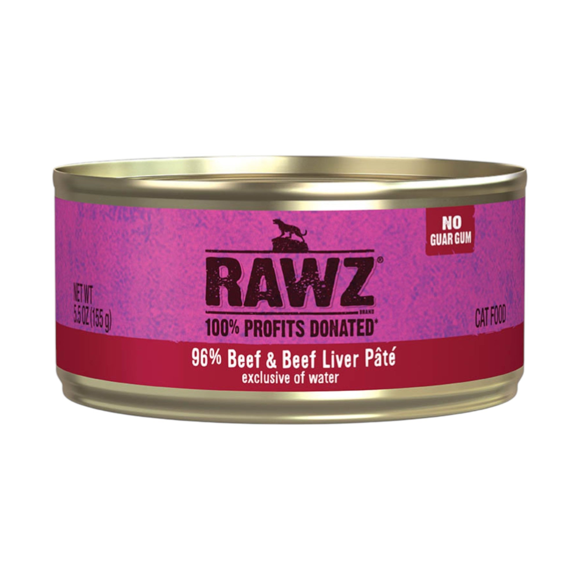 Rawz Beef & Beef Liver Pate Cat Can (5.5oz)