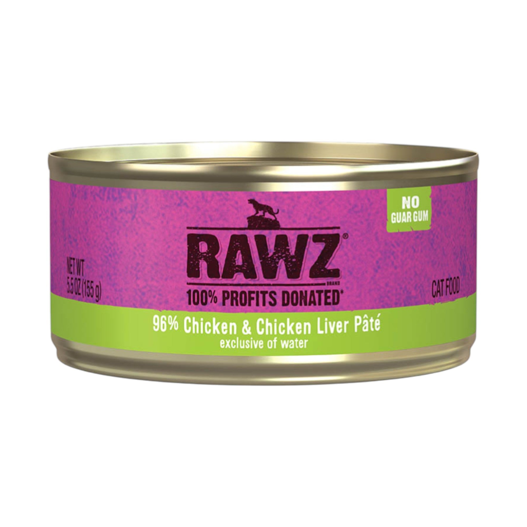 Rawz Chicken & Chicken Liver Pate Cat Can (5.5oz)