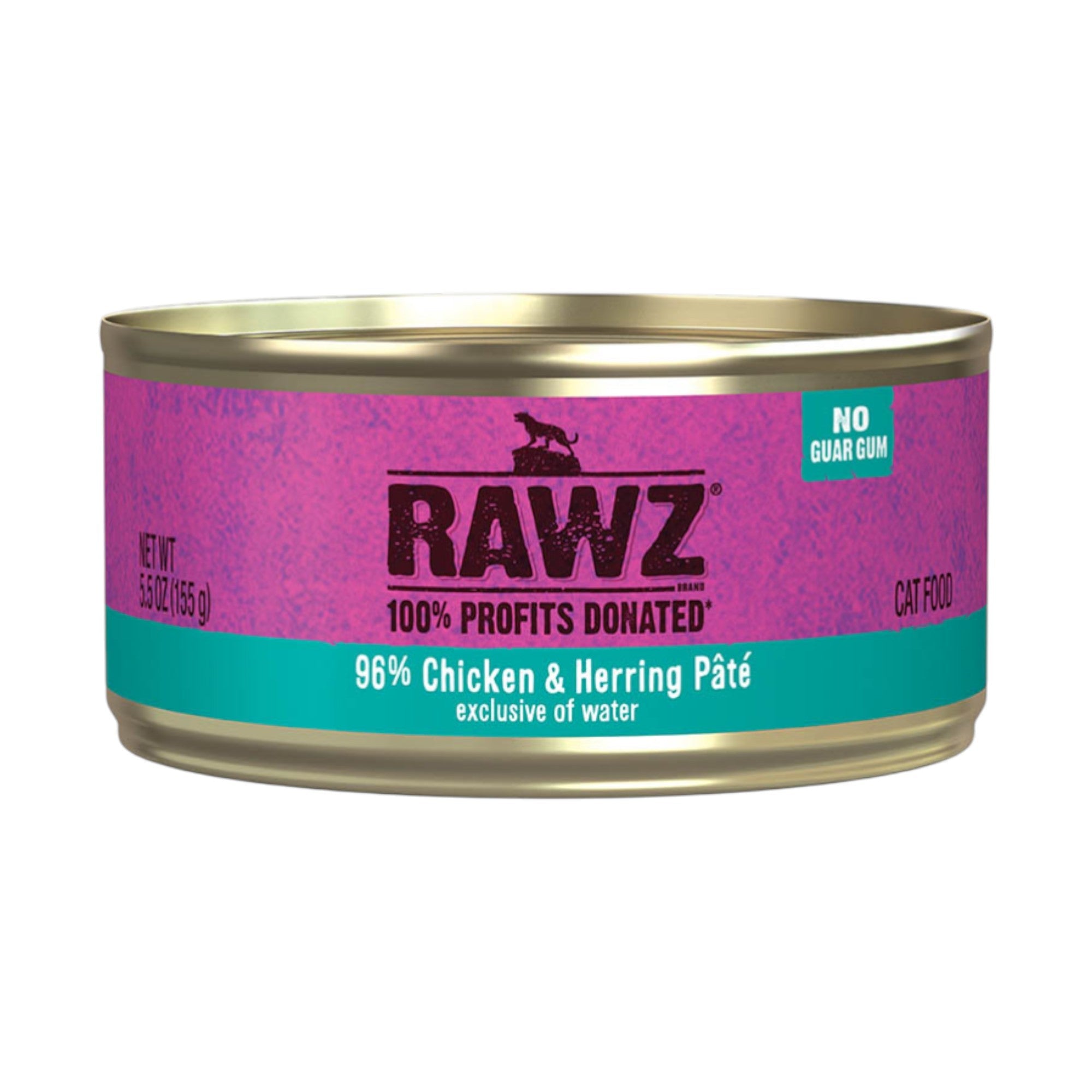 Rawz Chicken & Herring Pate Cat Can (5.5oz)
