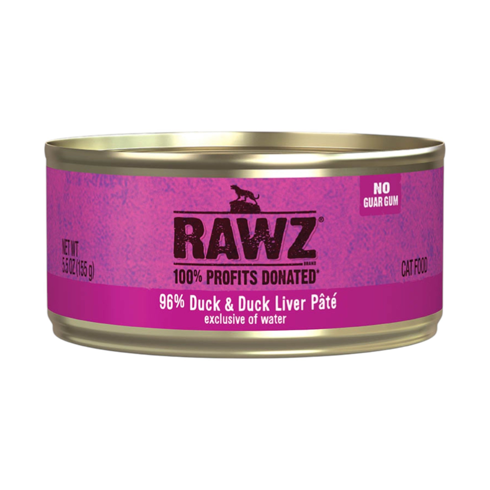 Rawz Duck & Duck Liver Pate Cat Can (5.5oz)