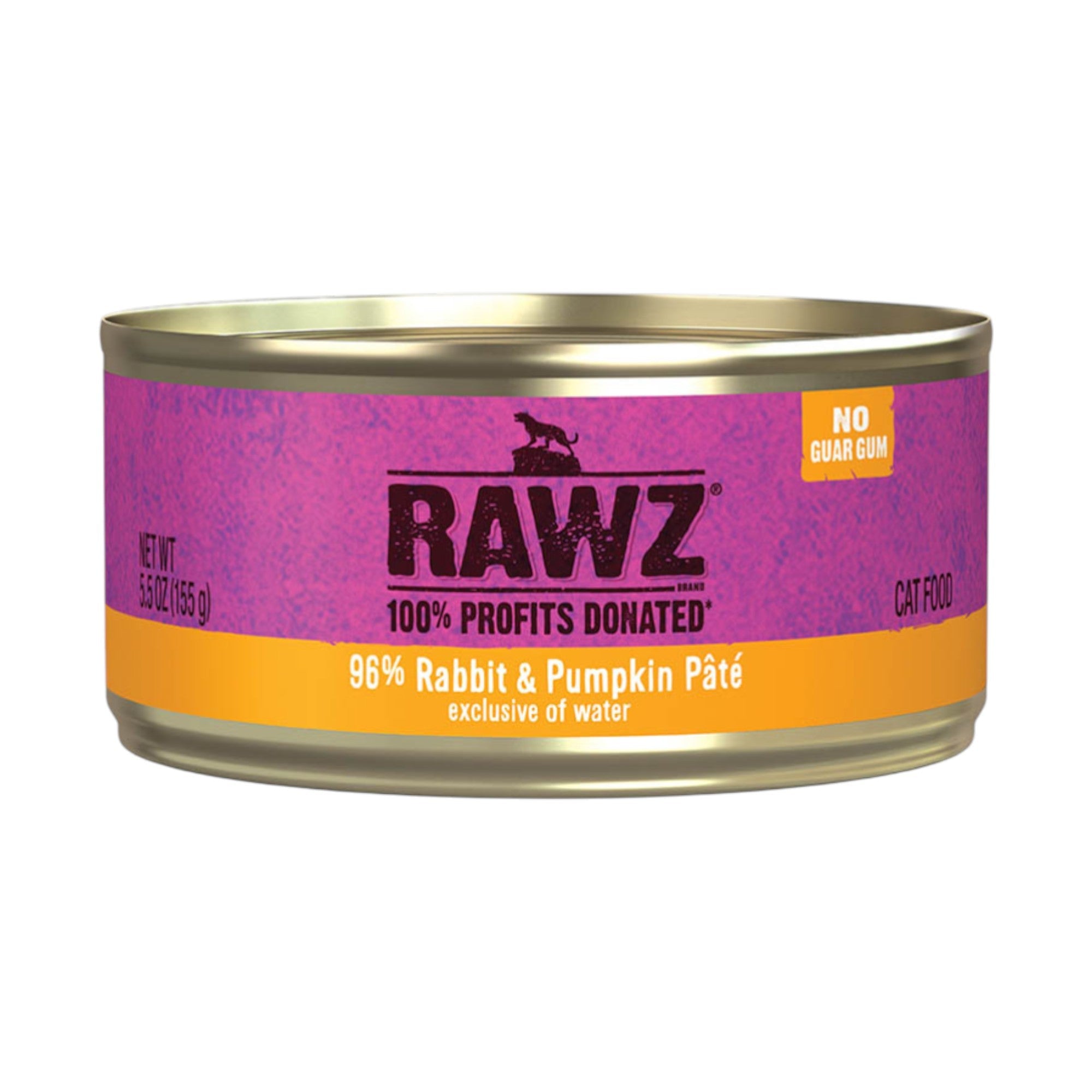 Rawz Rabbit & Pumpkin Pate Cat Food (5.5oz)
