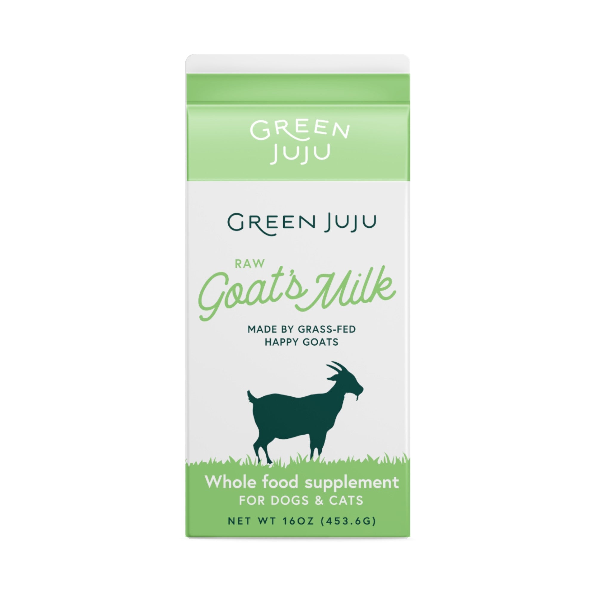 Green Juju Frozen Raw Goat's Milk (16oz)