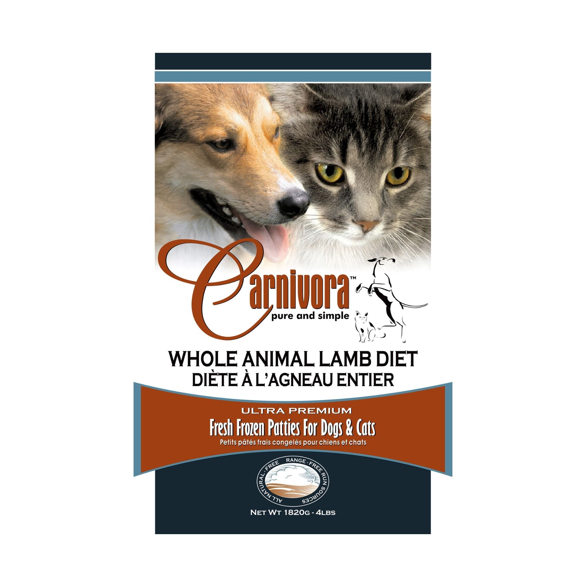 Carnivora Lamb Diet Patties (4lb)