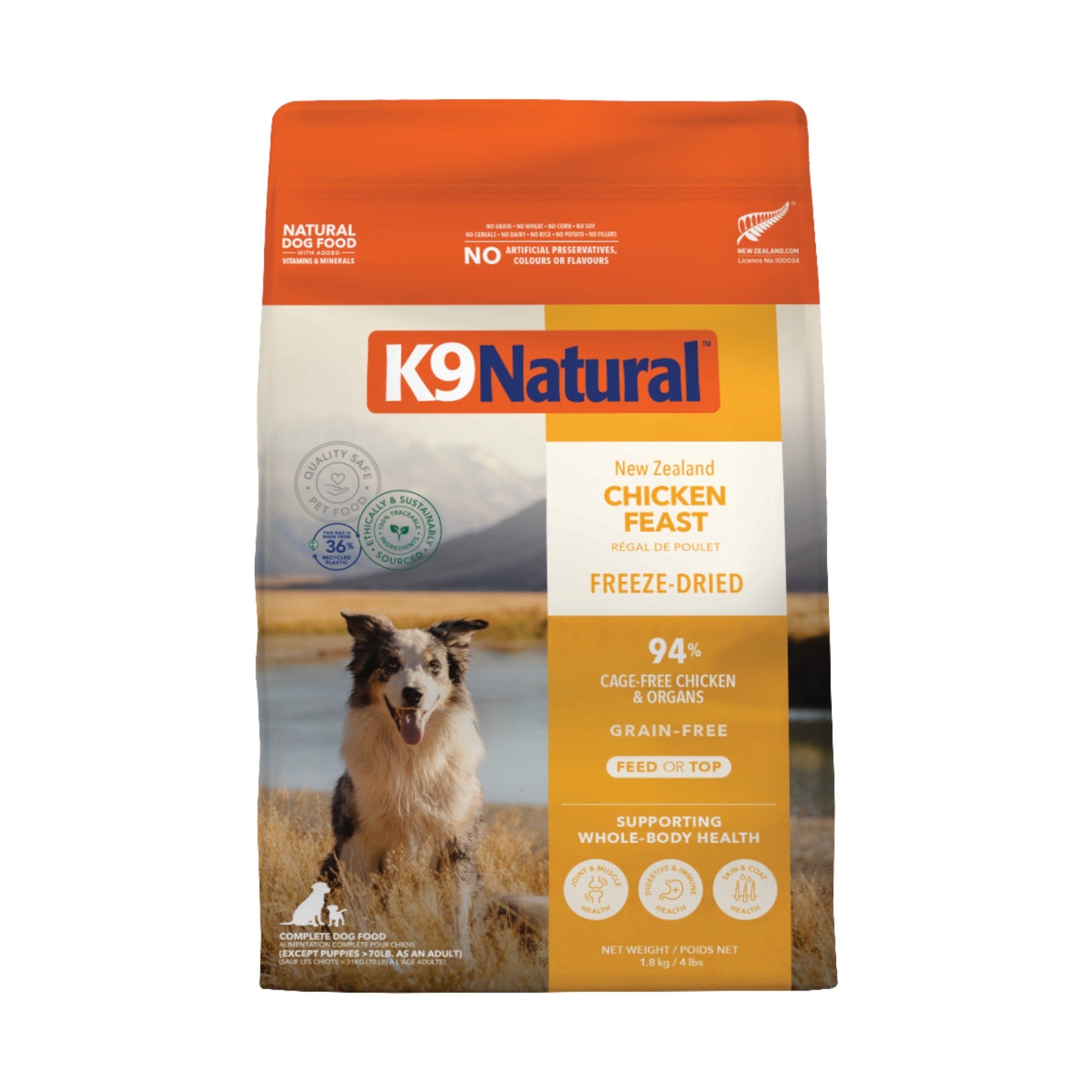 K9 Natural Freeze-Dried Chicken (500g)