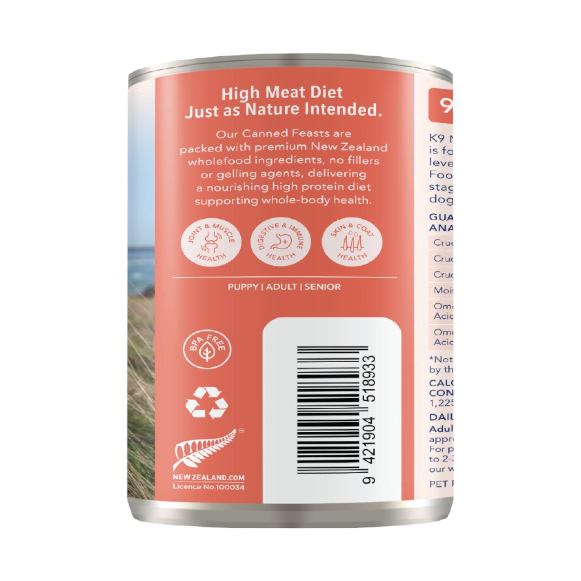 K9 Natural Lamb & Salmon Dog Can (13oz)