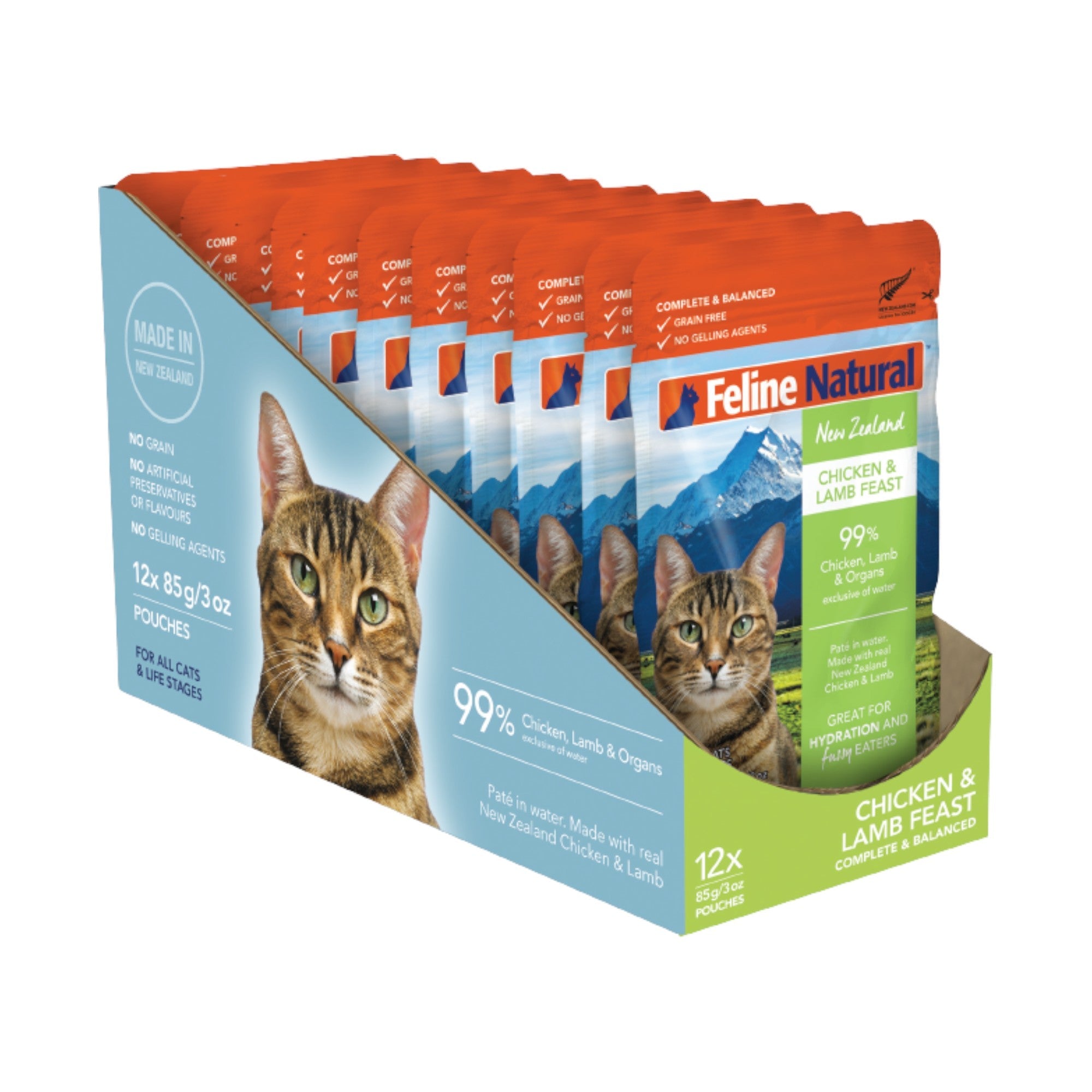 Feline Natural Chicken & Lamb Feast Cat Pouch (3oz)