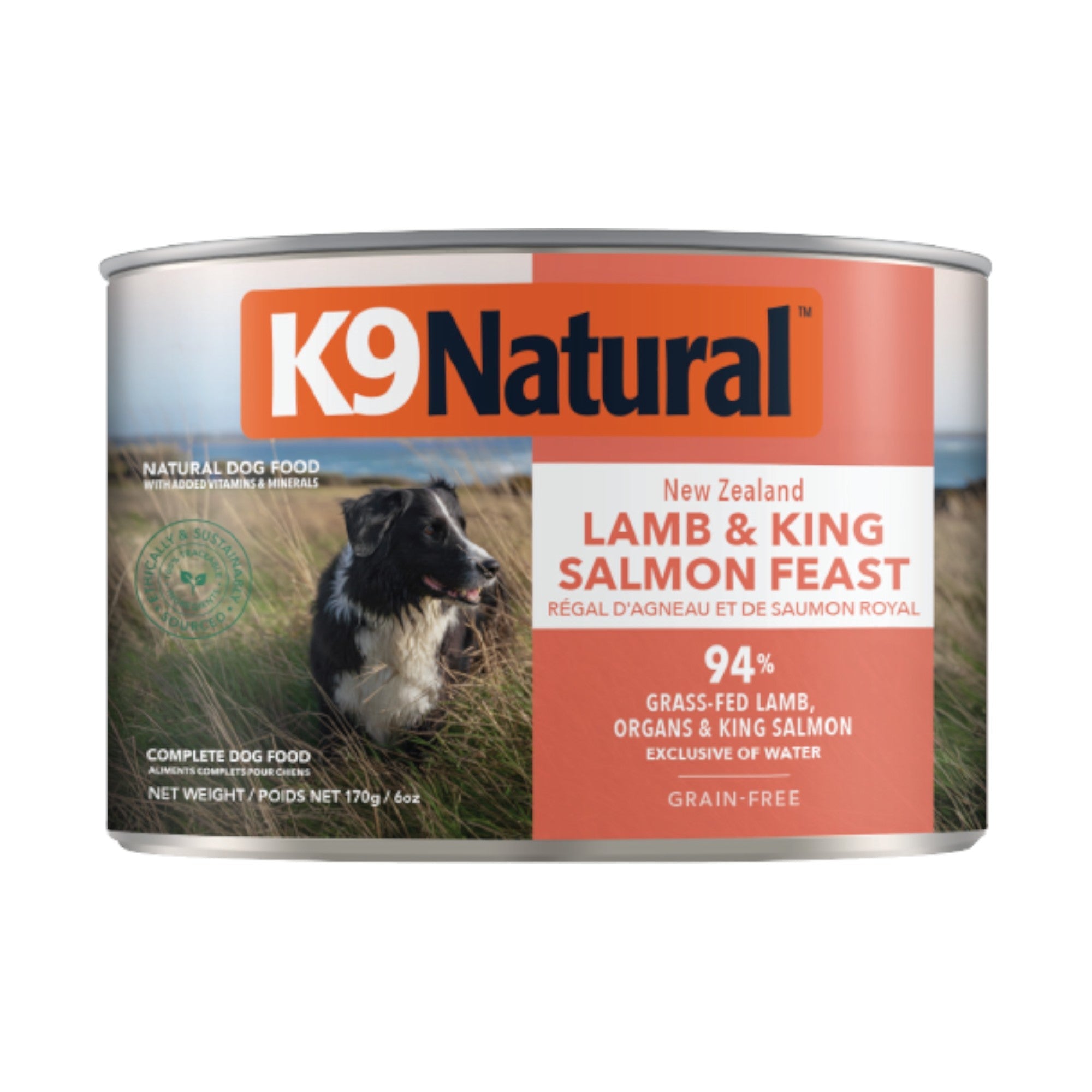 K9 Natural Lamb & Salmon Dog Can (6oz)
