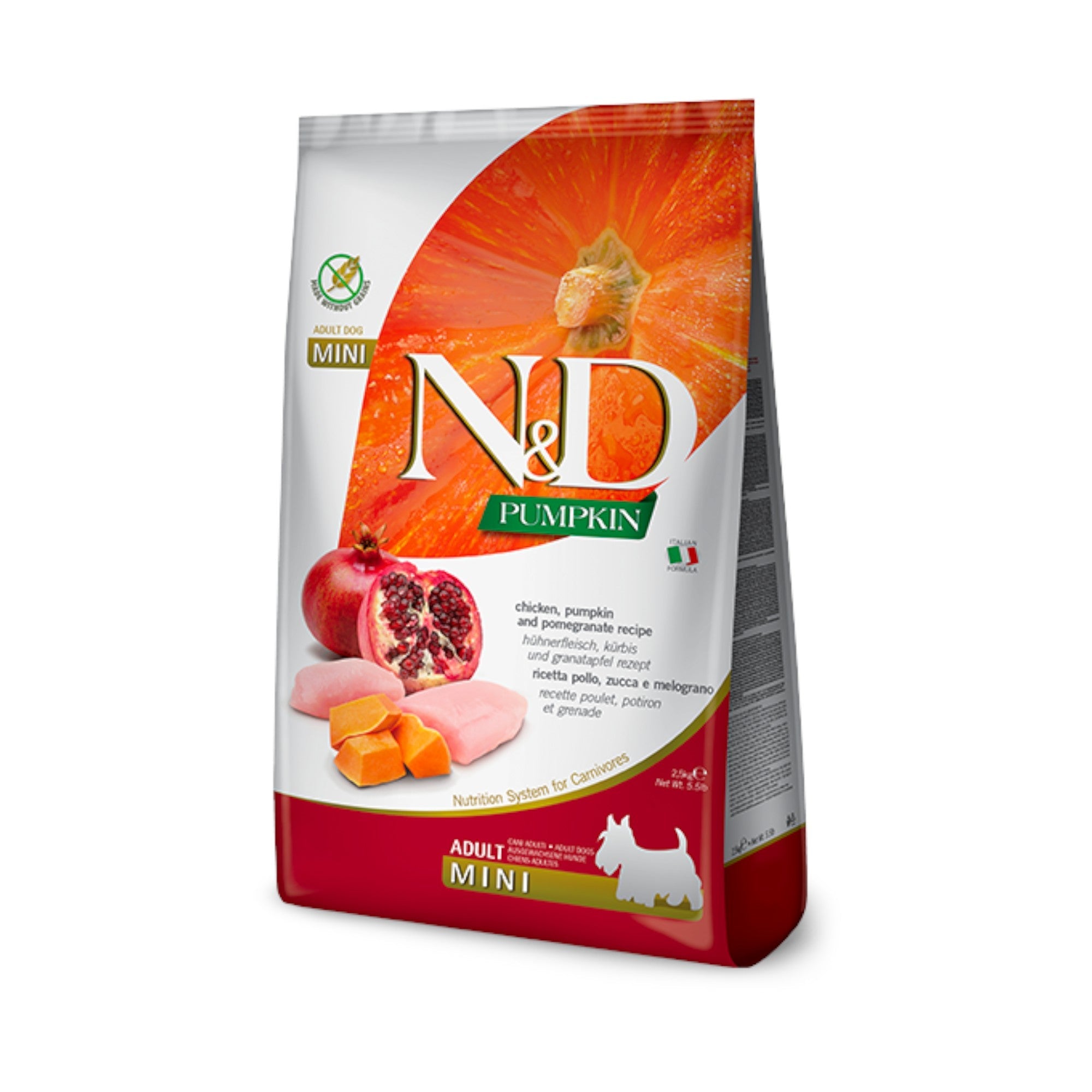 Farmina Pumpkin Chicken/Pomegranate Dog Mini (2.5kg)
