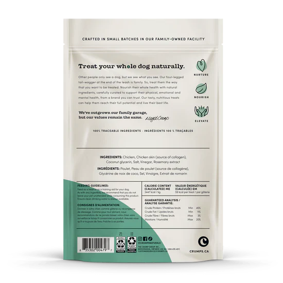 Crumps Collagen Chicken Jerky (153g)