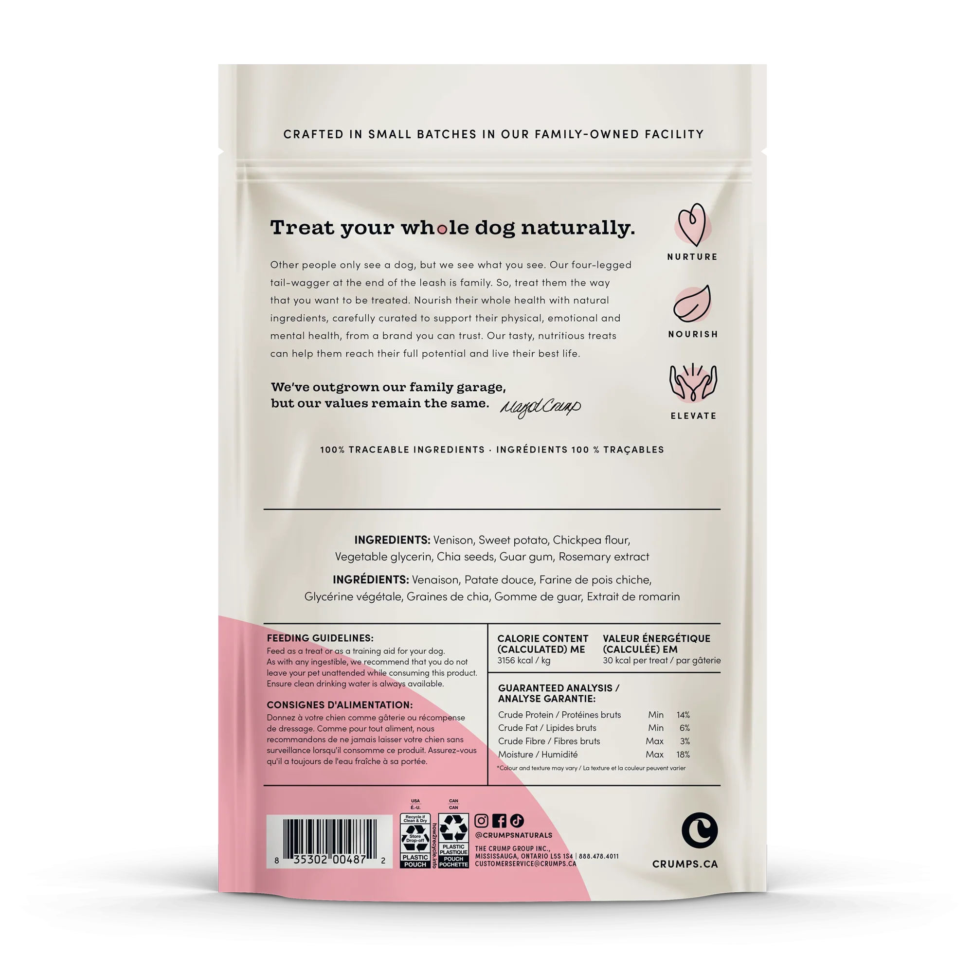 Crumps Venison Jerky With Chia (158g)