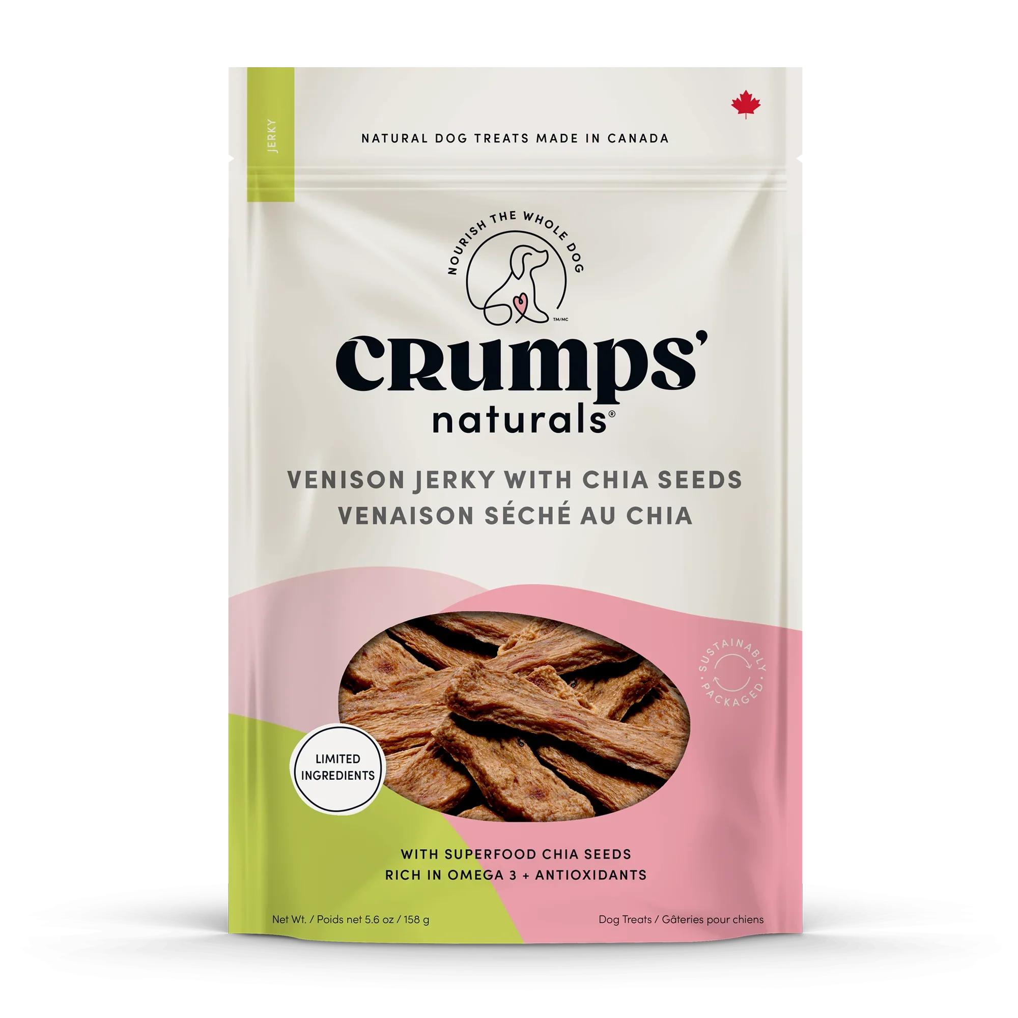 Crumps Venison Jerky With Chia (158g)