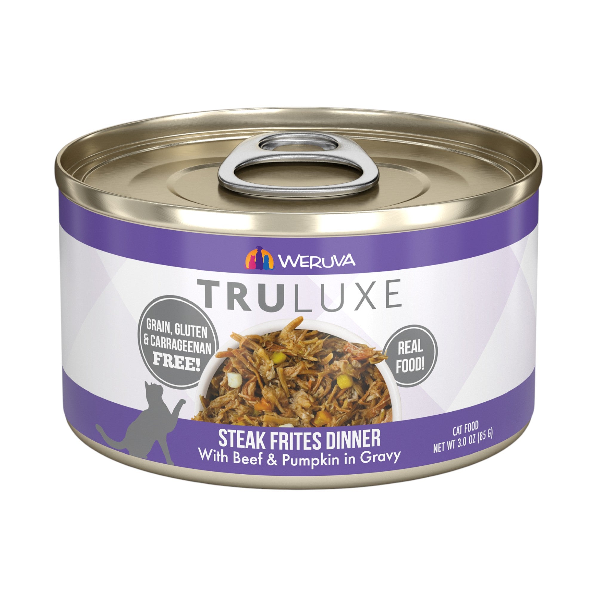 Weruva Truluxe Steak Frites Canned Cat Food (3oz)