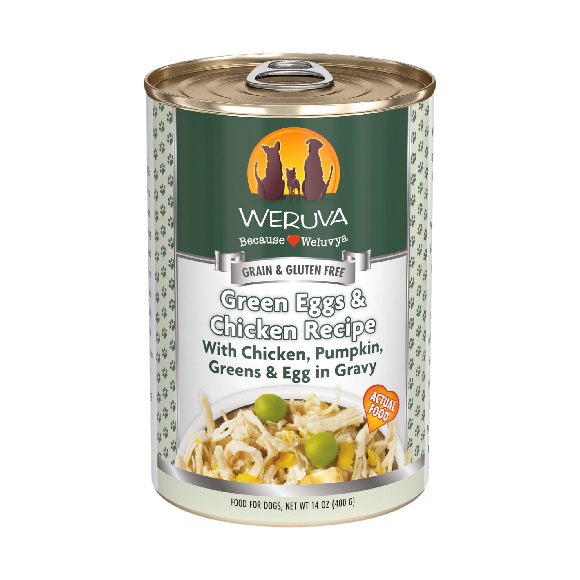 Weruva Green Eggs & Chicken Canned Dog Food (14oz)