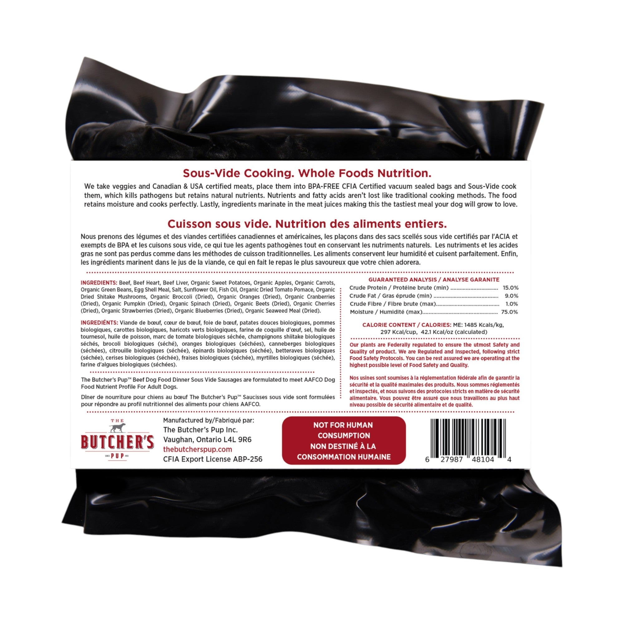 Butcher's Pup Beef Sausage (1 lb)
