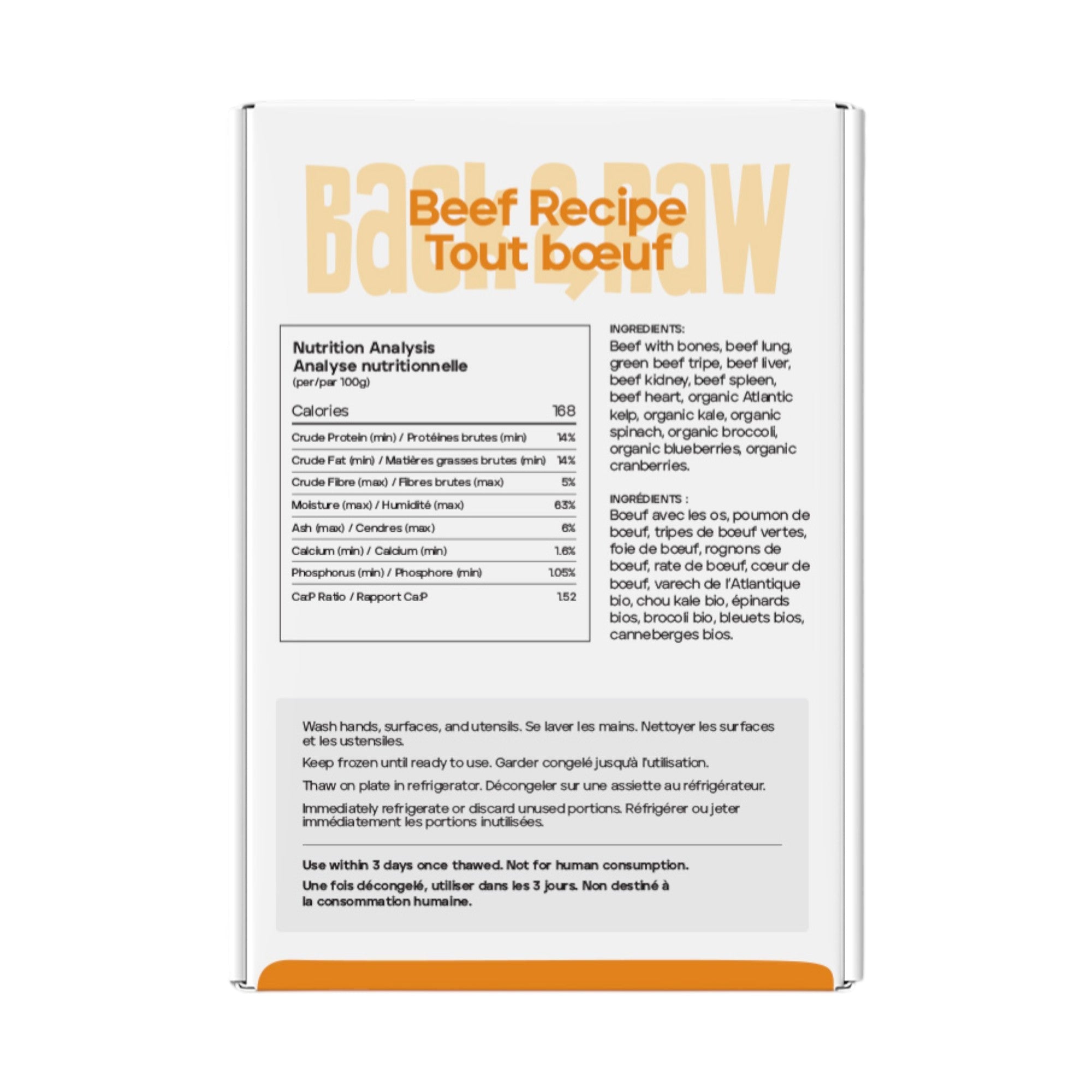 Back2Raw Dog Beef Complete Recipe (4lb)