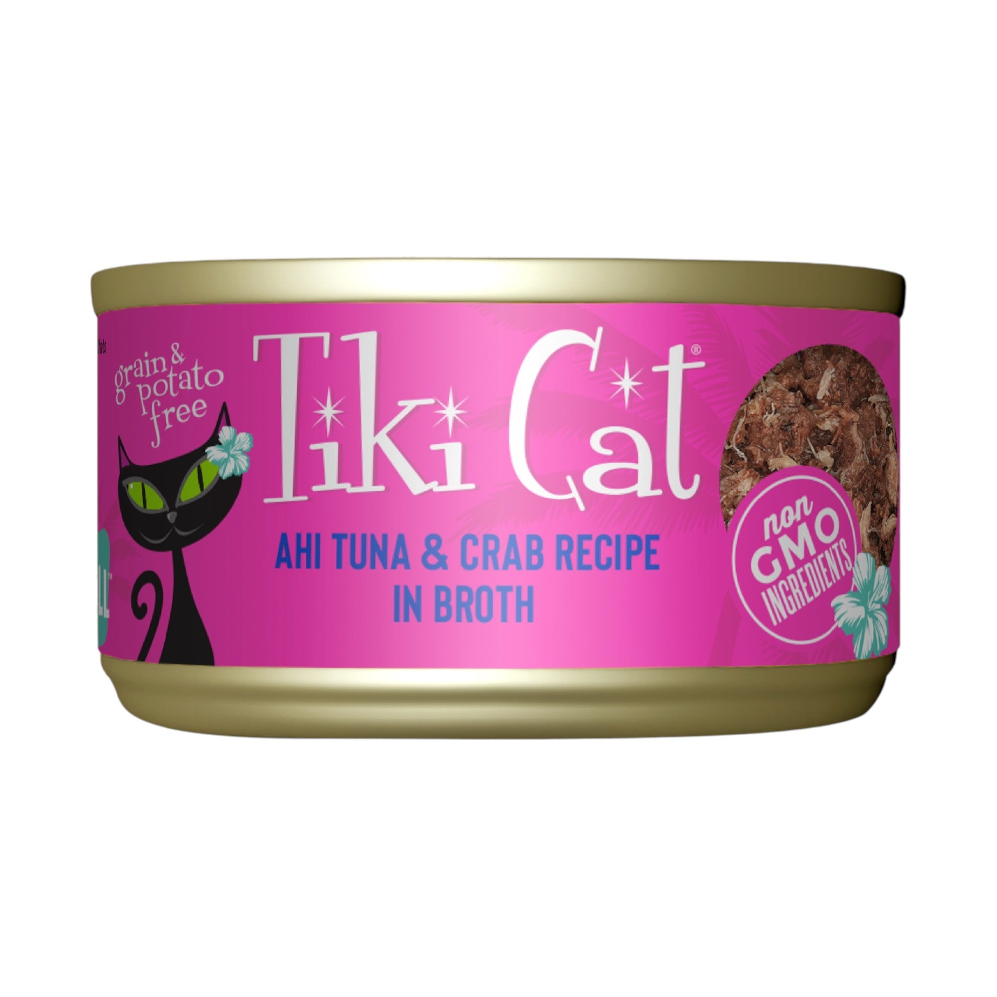 Tiki Cat Hana Grill Ahi Tuna & Crab In Broth (2.8oz)
