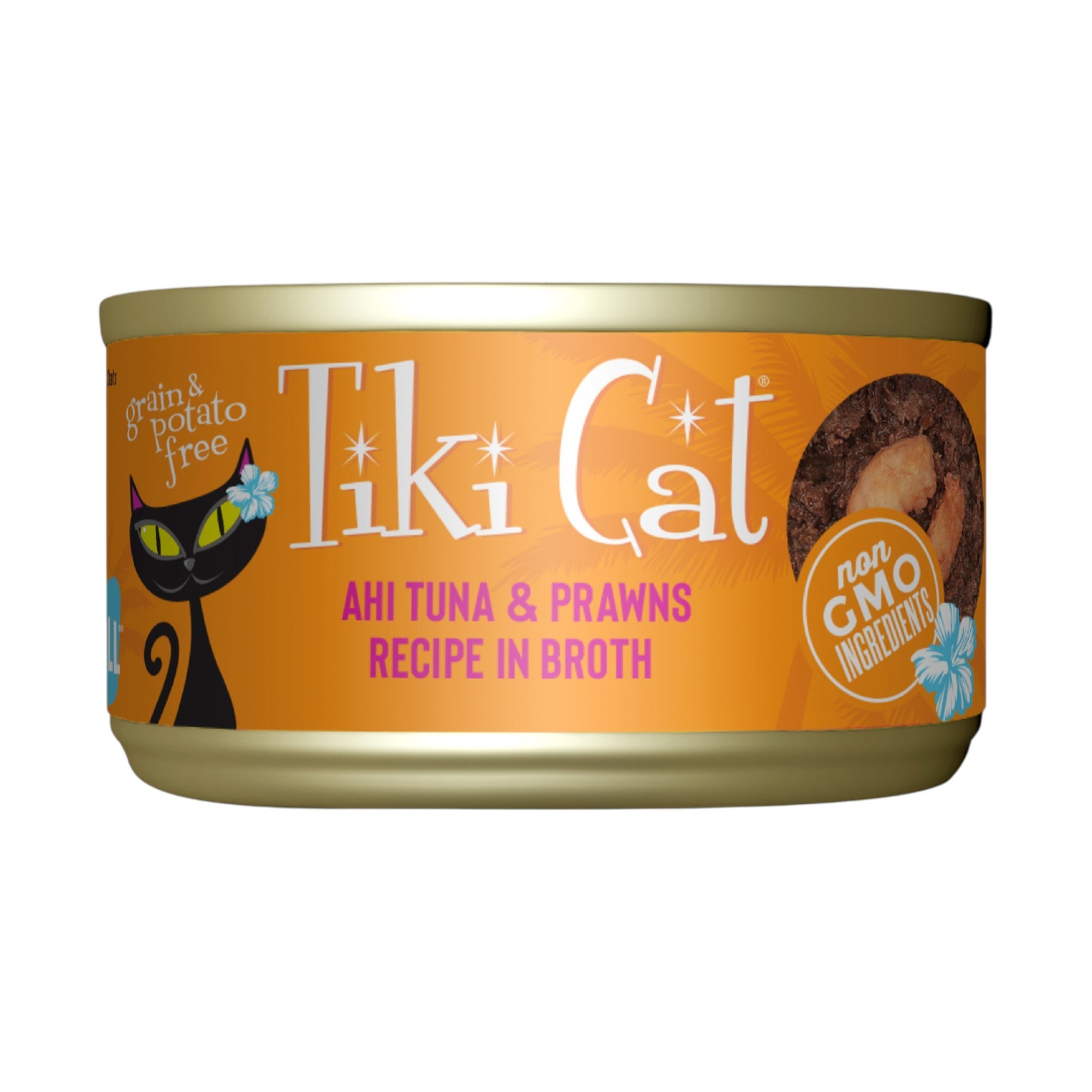 Tiki Cat Manana Grill Ahi Tuna & Prawns In Broth (2.8oz)