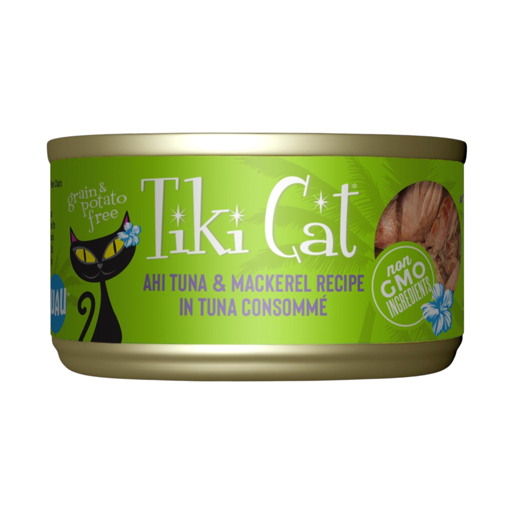 Tiki Cat Papeekeo Luau Ahi Tuna & Mackerel (2.8oz)