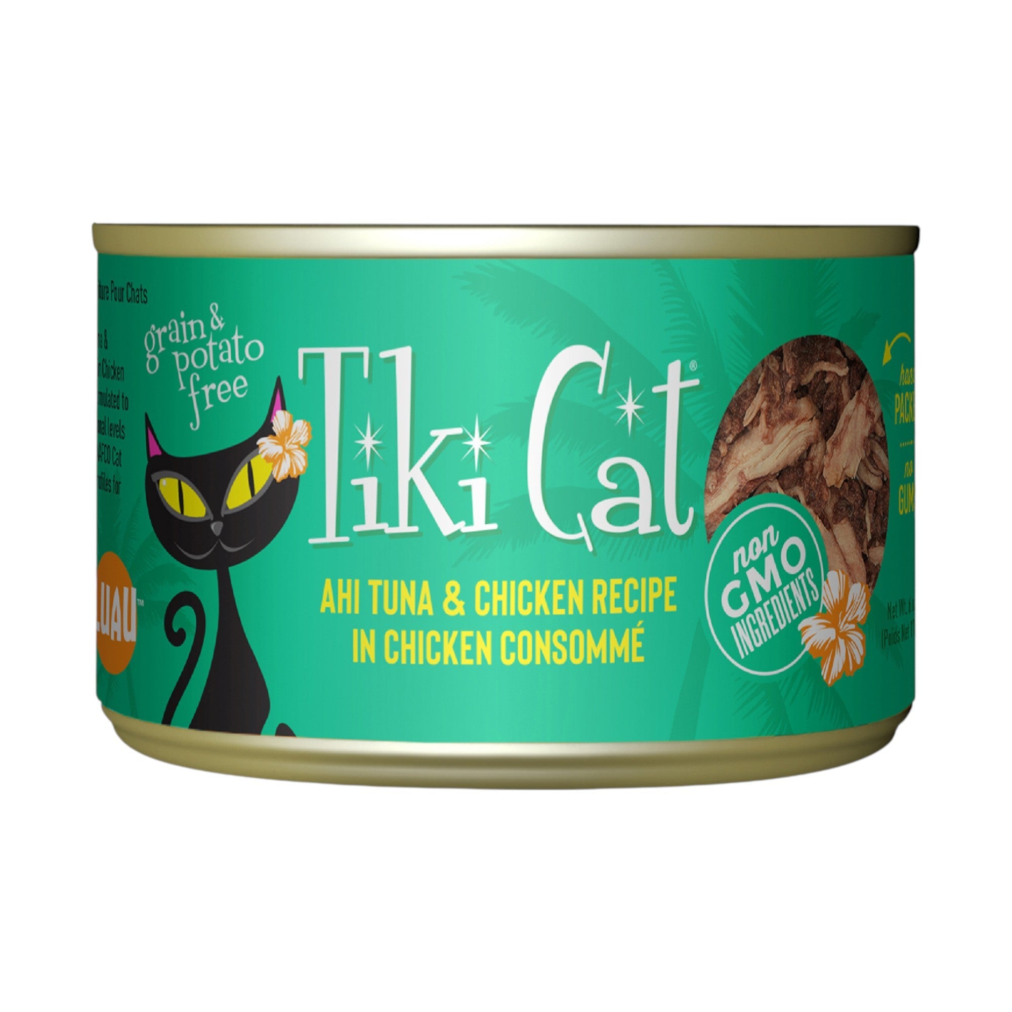 Tiki Cat Luau Ahi Tuna & Chicken (6oz)