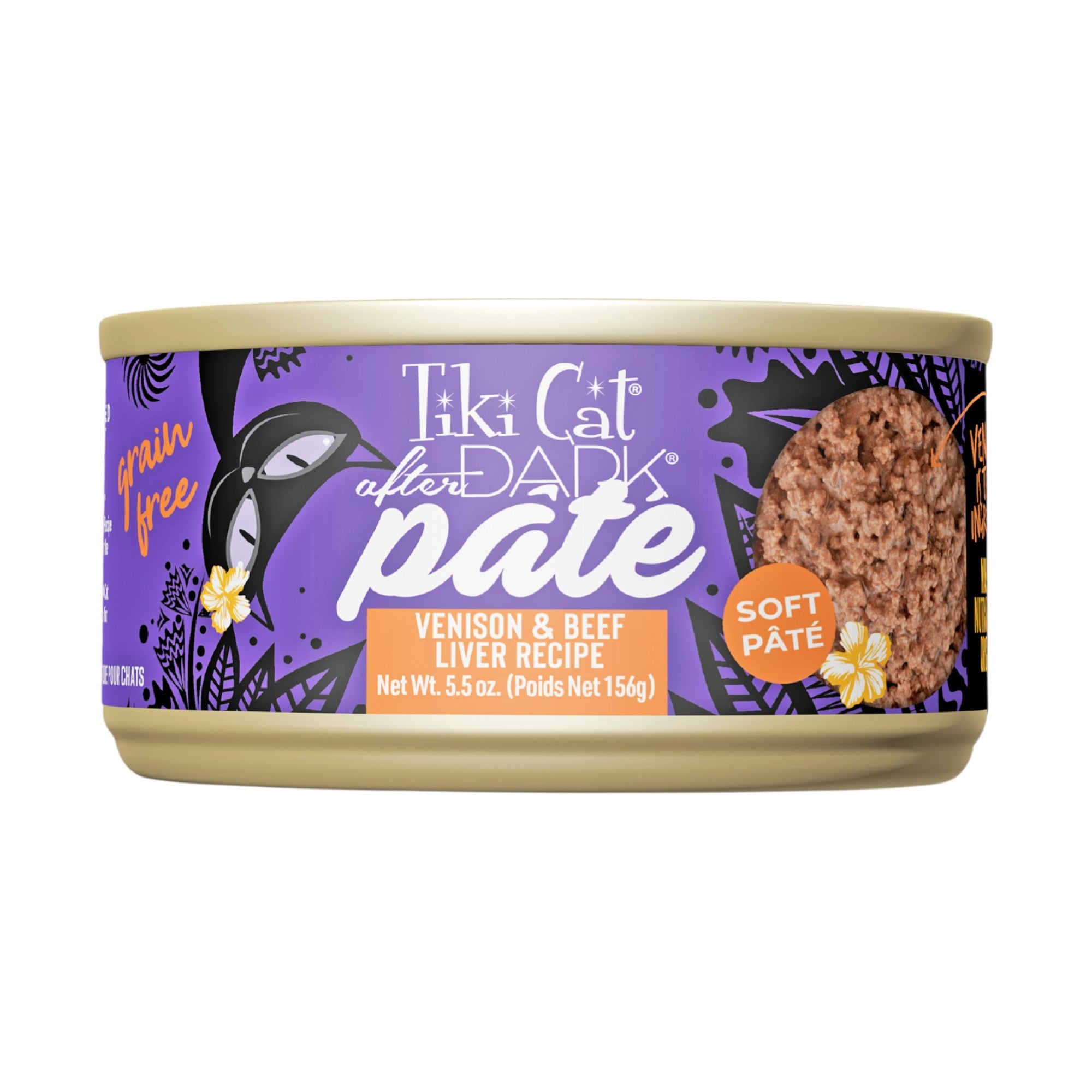 Tiki Cat After Dark Pâté Venison & Beef Liver Recipe (3oz)