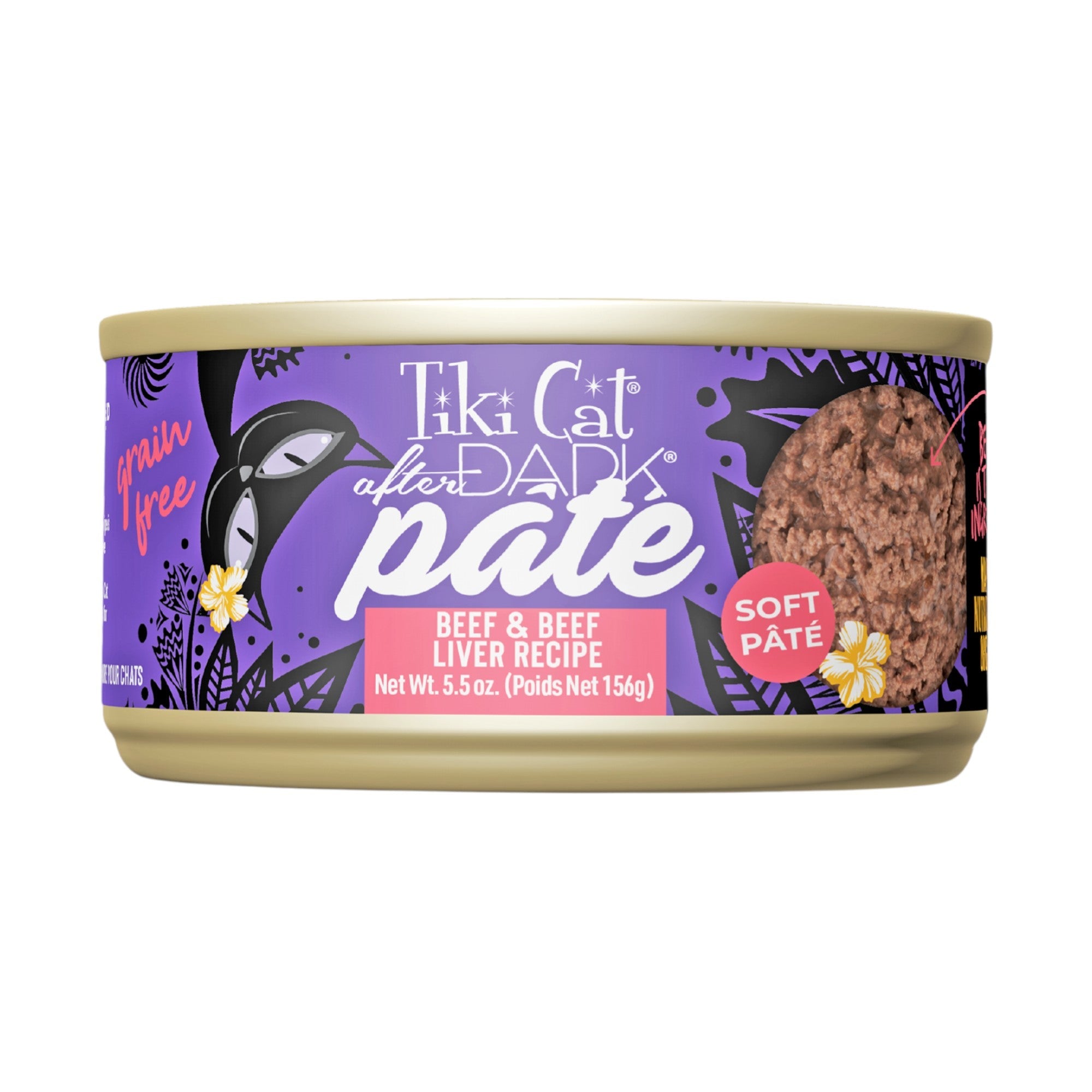 Tiki Cat After Dark Pâté Beef & Beef Liver Recipe (3oz)