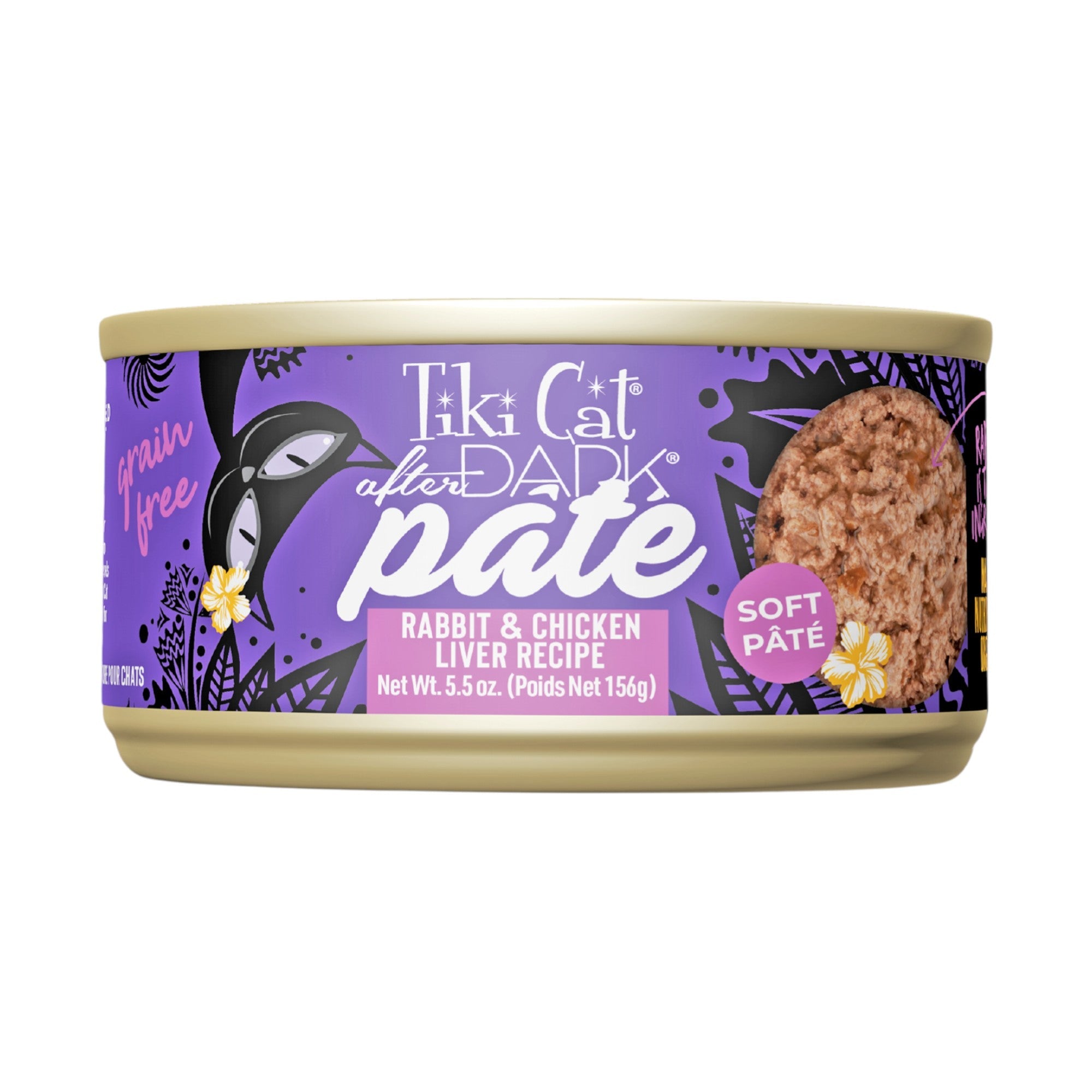 Tiki Cat After Dark Pâté Rabbit & Chicken Liver Recipe (3oz)