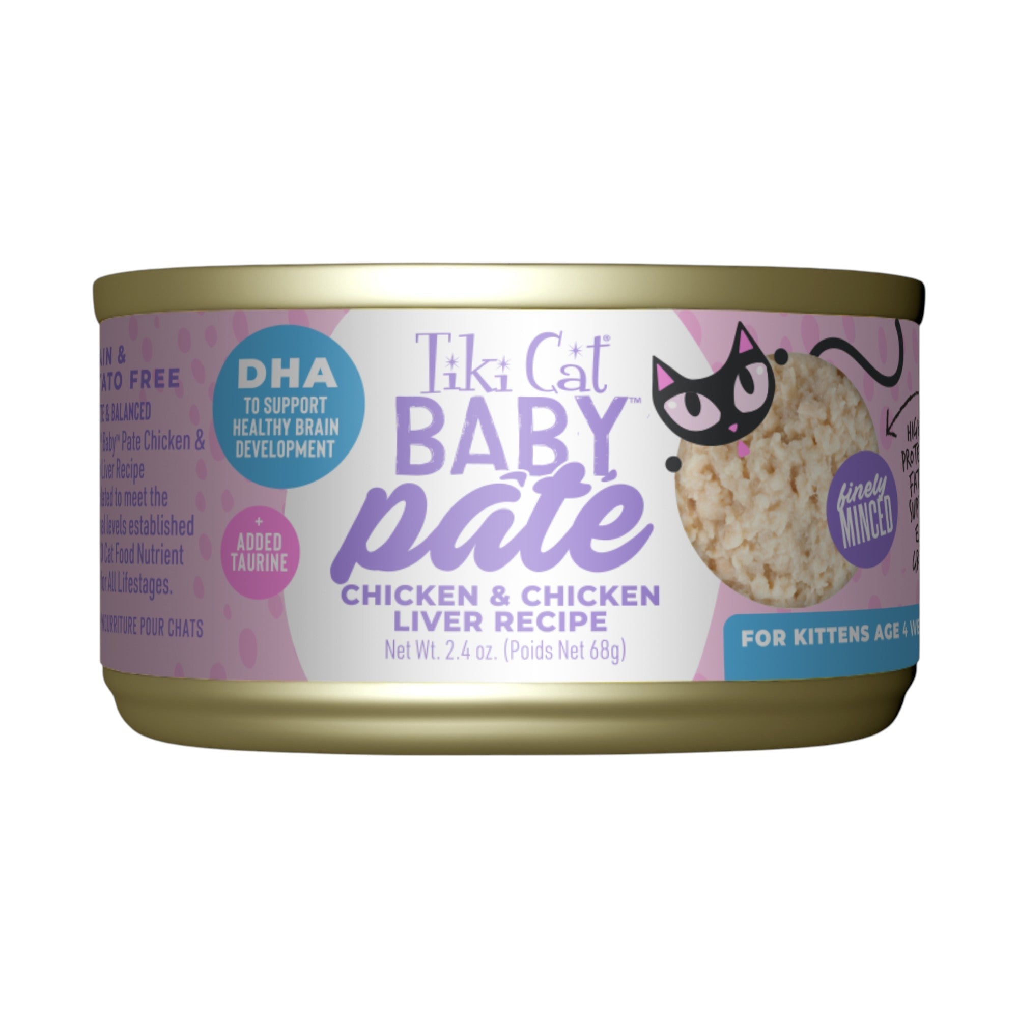 Tiki Cat Baby Chicken & Chicken Liver Pate (2.4oz)