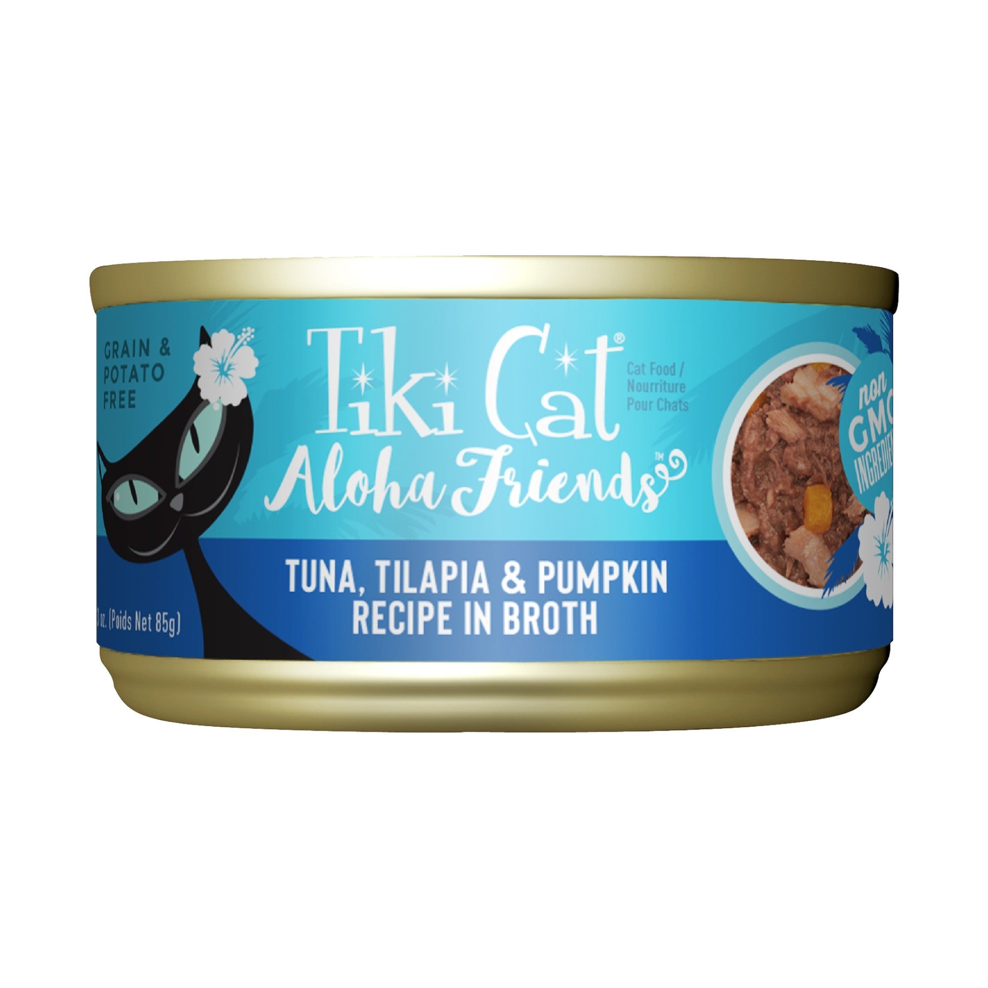 Tiki Cat Aloha Friends Tuna, Tilapia & Pumpkin (3oz)