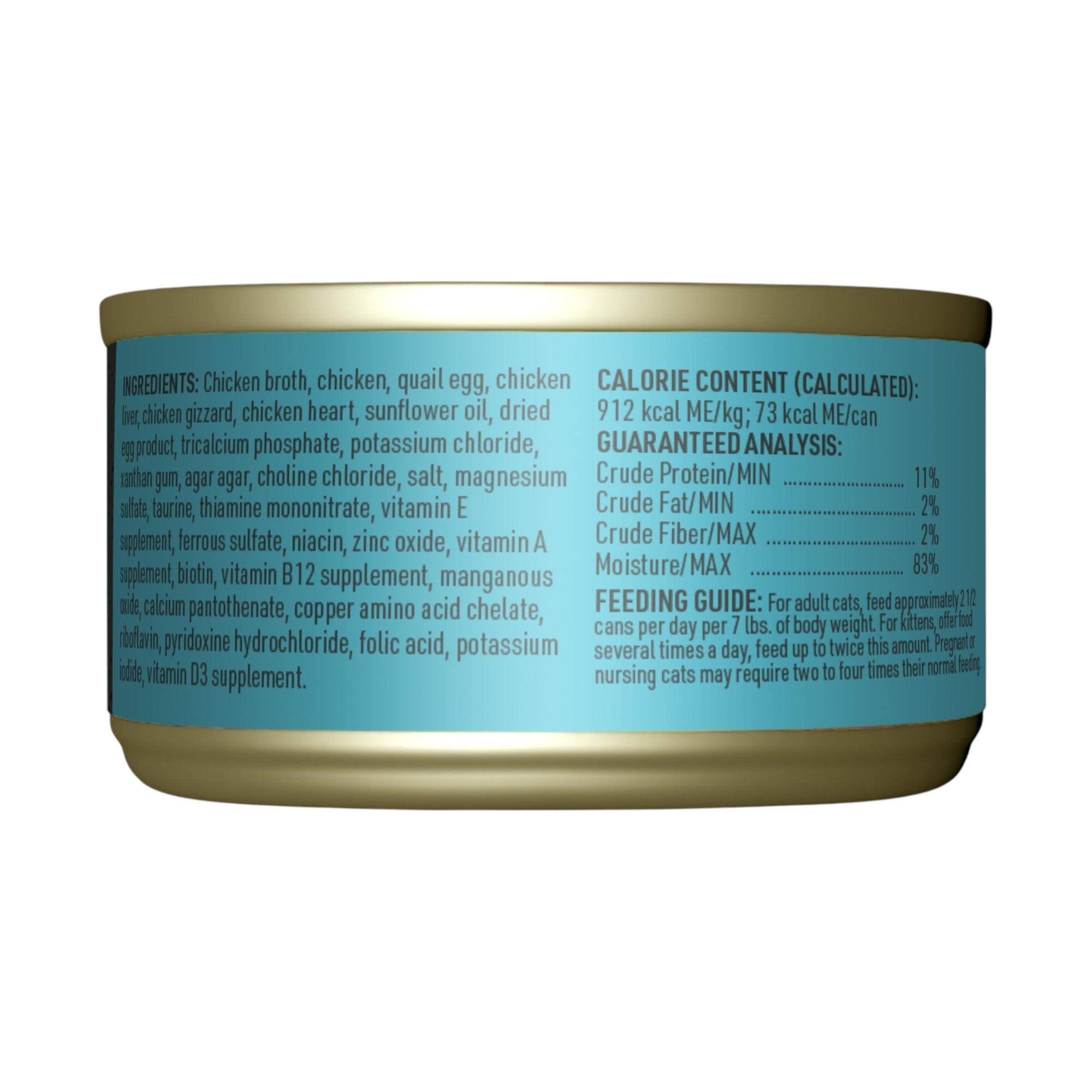 Tiki Cat After Dark Pate+ Chicken & Quail Egg (2.8oz)