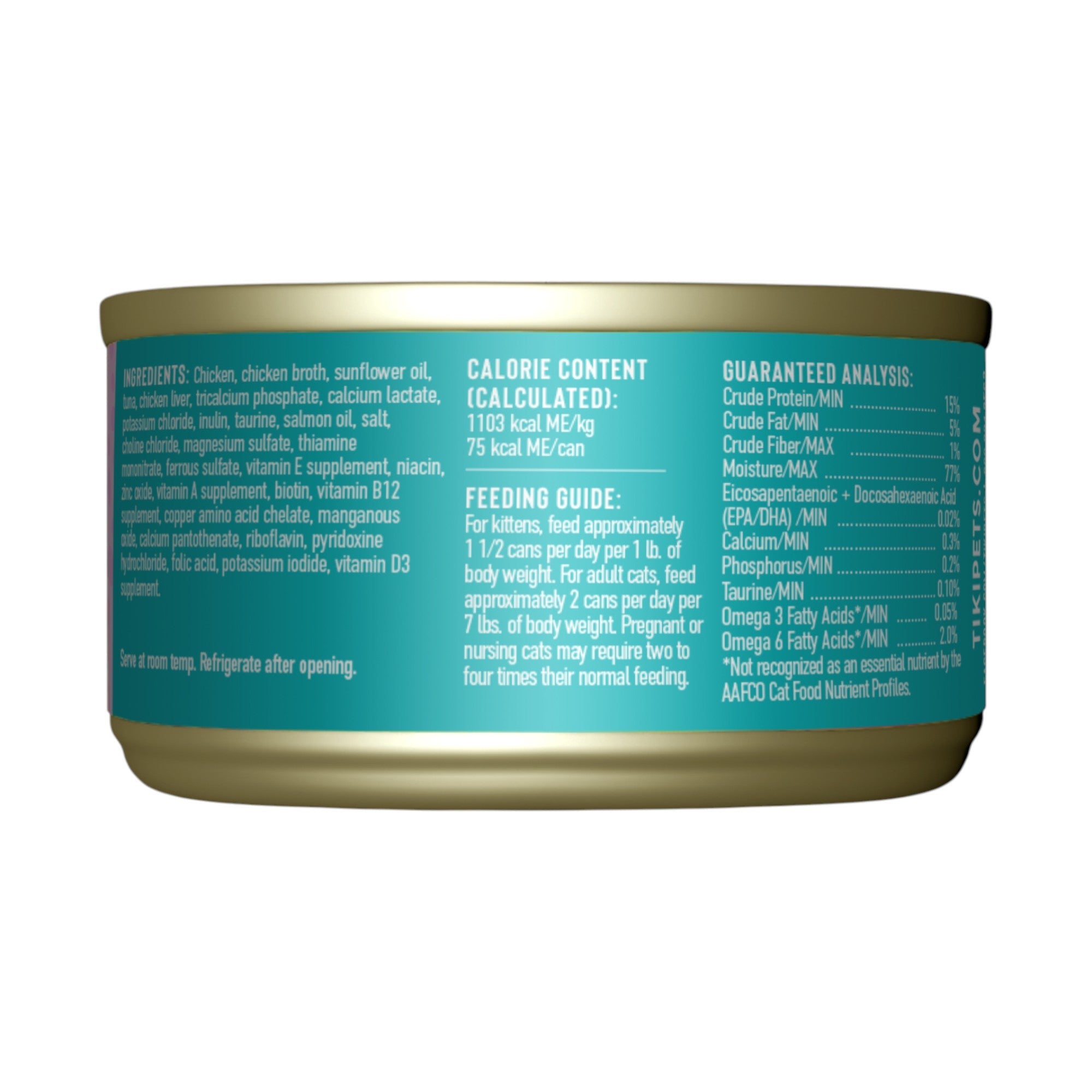 Tiki Cat Baby Kitten Chicken & Tuna Can (2.4oz)