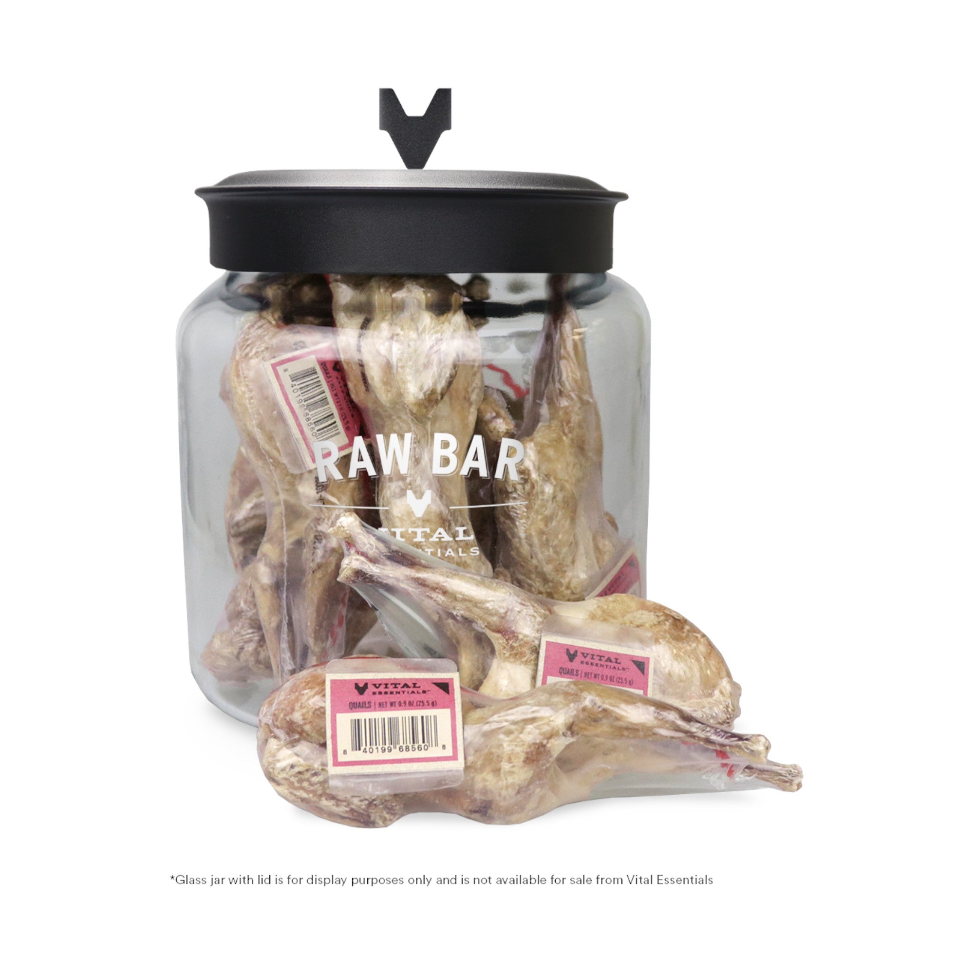 Vital Essentials Raw Bar Freeze-Dried Quail Bulk
