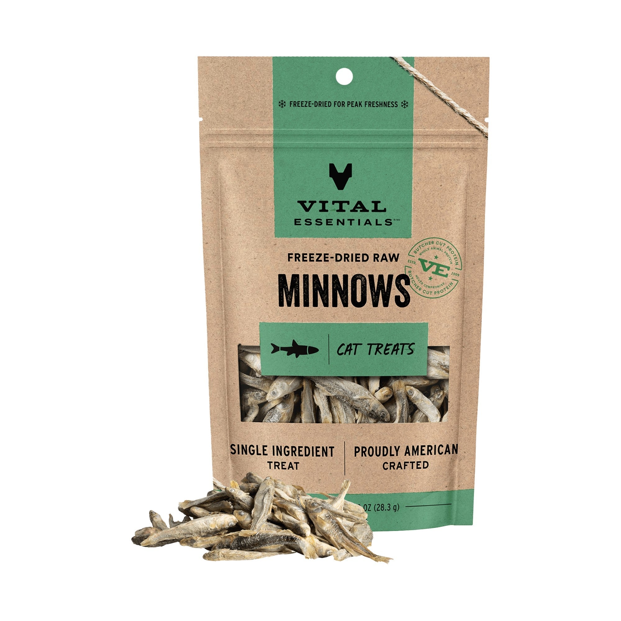 Vital Essentials Cat Freeze-Dried Minnows Treat (1oz)