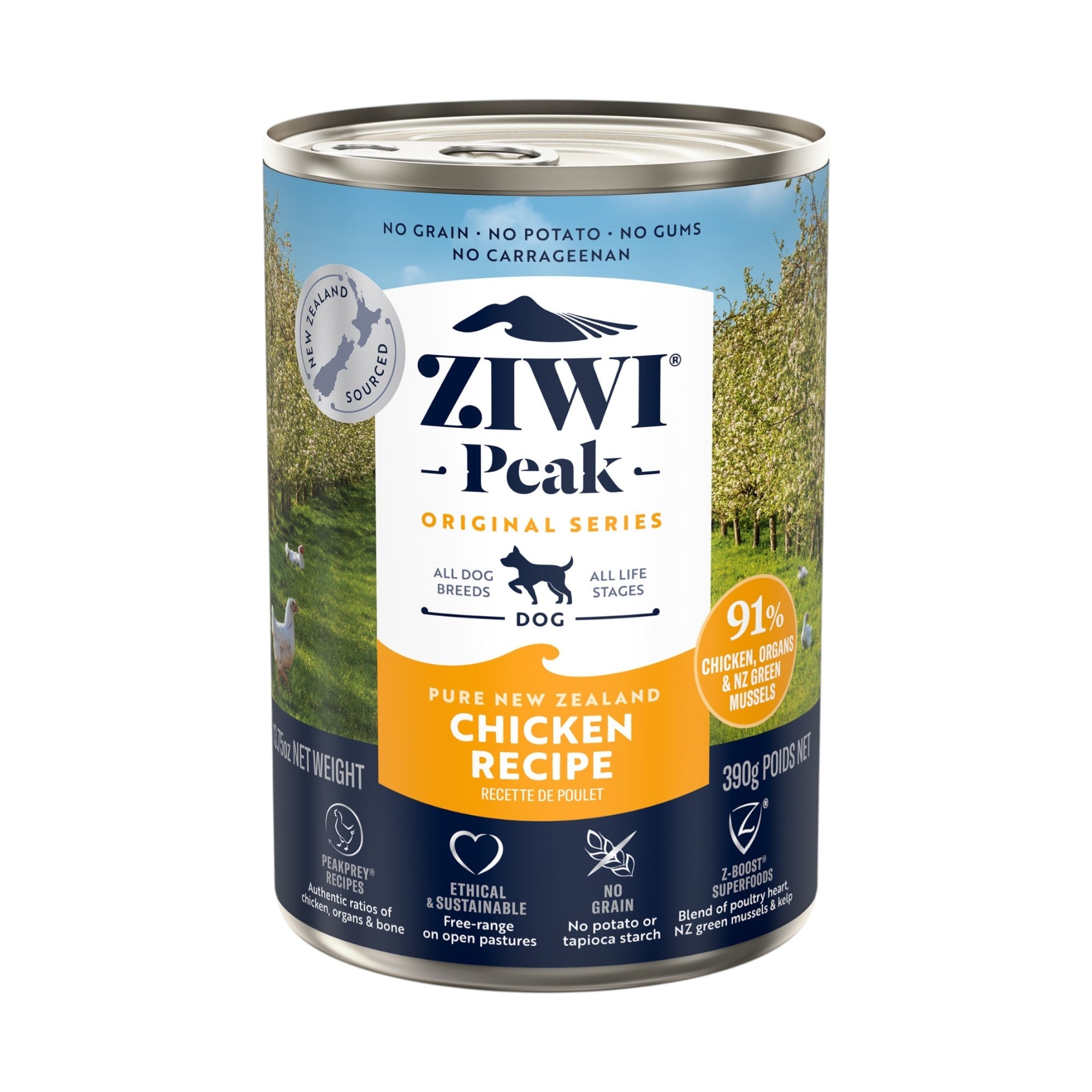 Ziwi Ziwipeak Dog Chicken Can (390g)