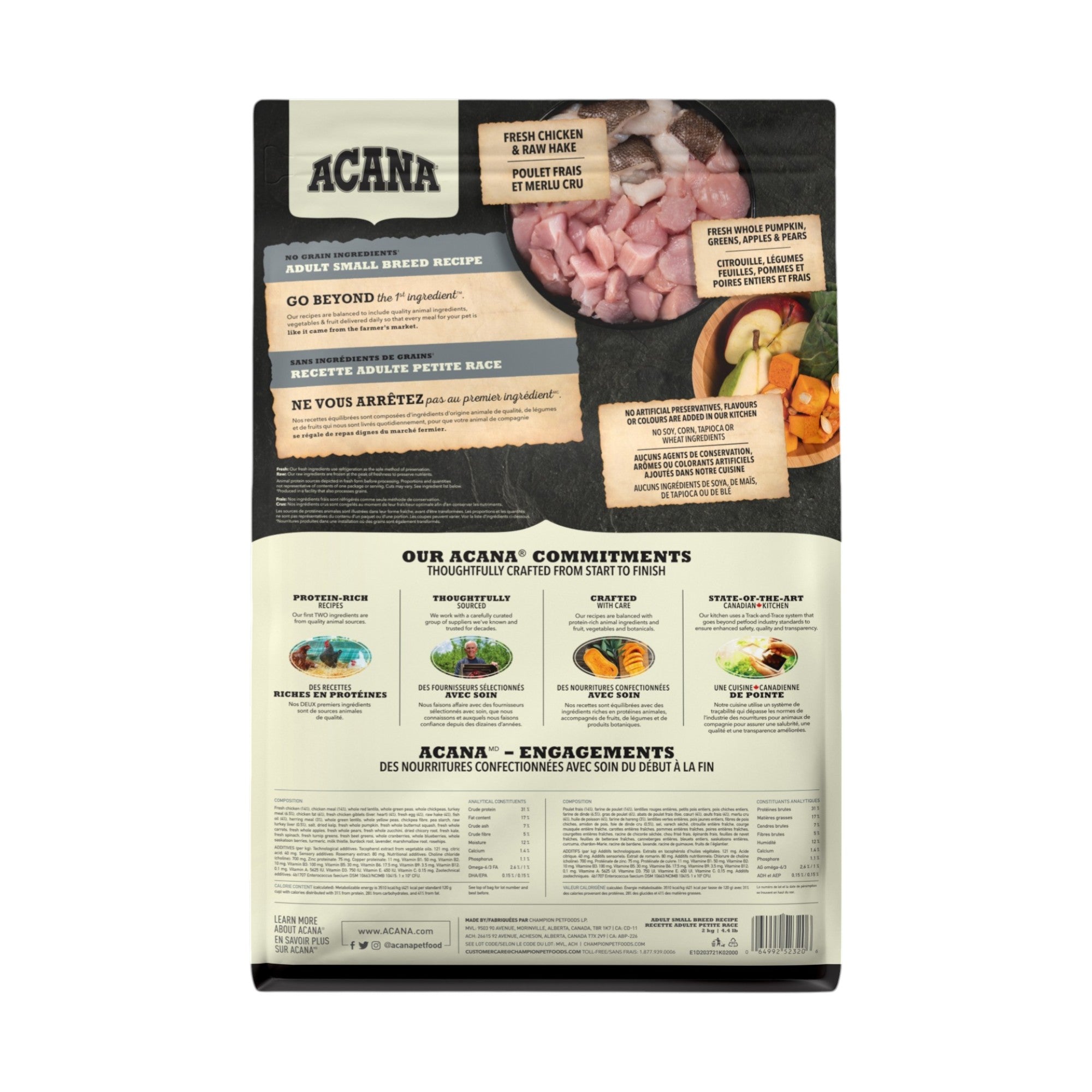 Acana Adult Dog Small Breed Recipe (2kg)