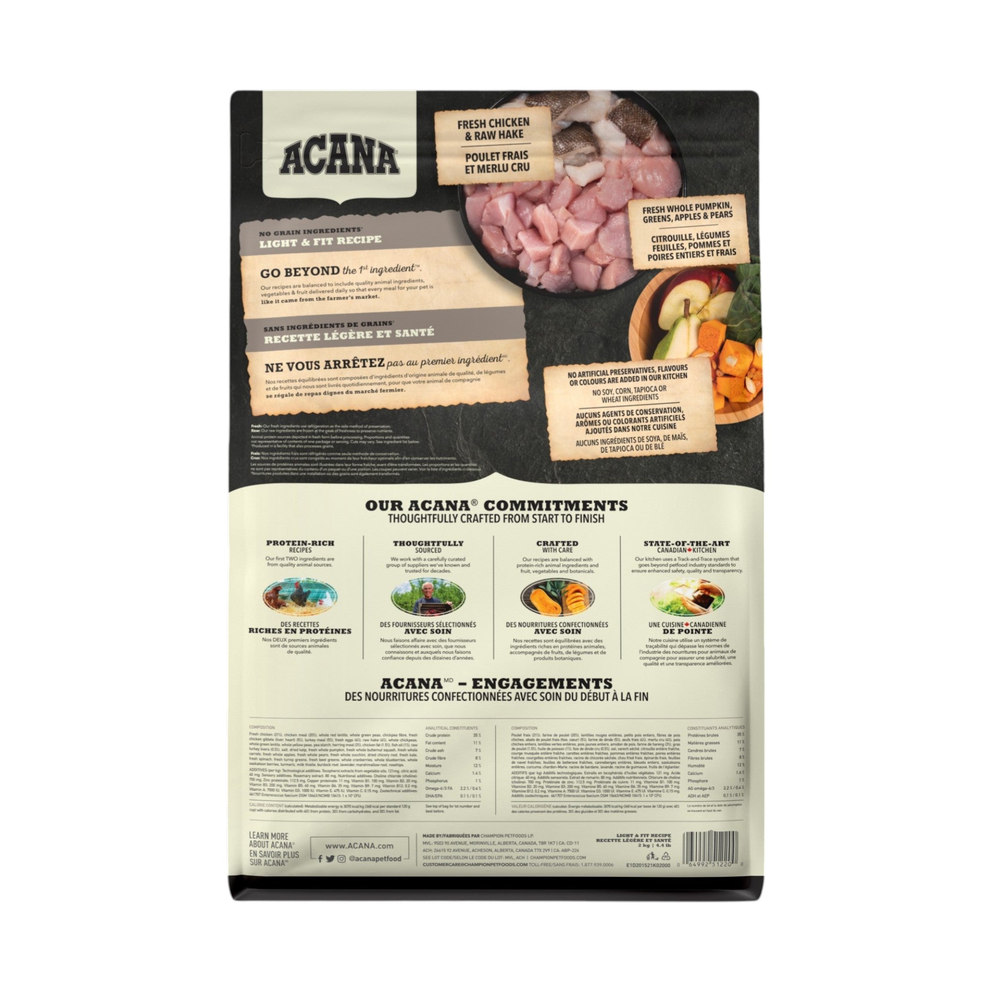 Acana Dog Light & Fit Recipe (2kg)