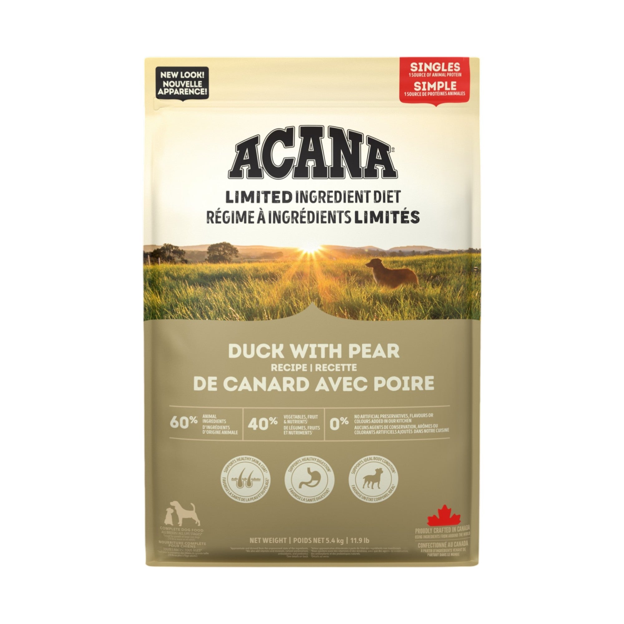 Acana Dog Singles Duck & Pear (5.4kg)