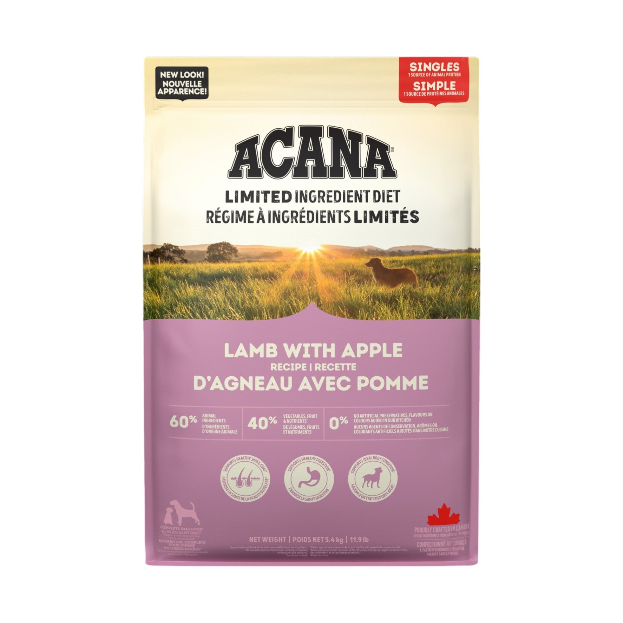 Acana Dog Singles Lamb & Apple (5.4kg)