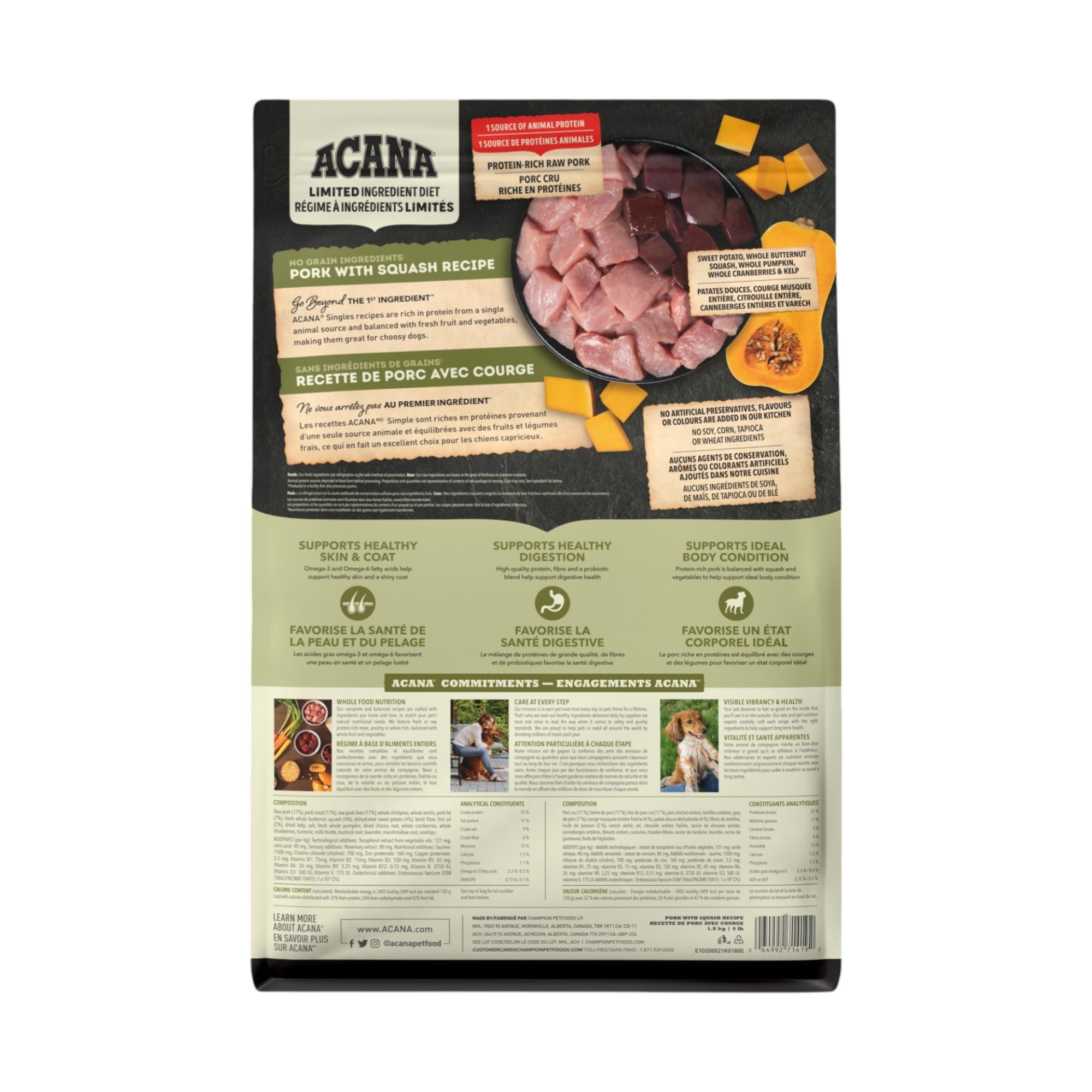 Acana Dog Singles Pork & Squash (1.8kg)