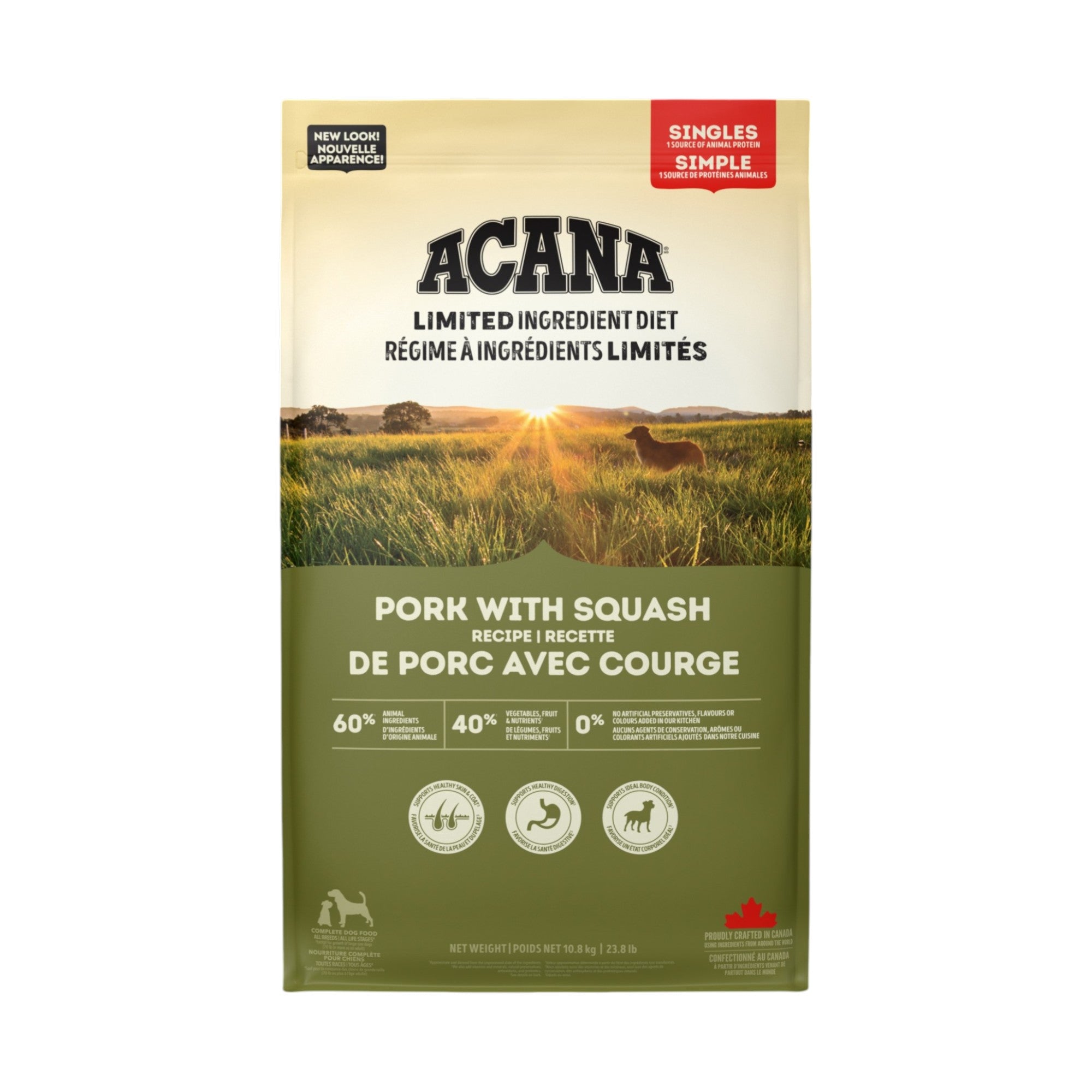 Acana Dog Singles Pork & Squash (10.8kg)