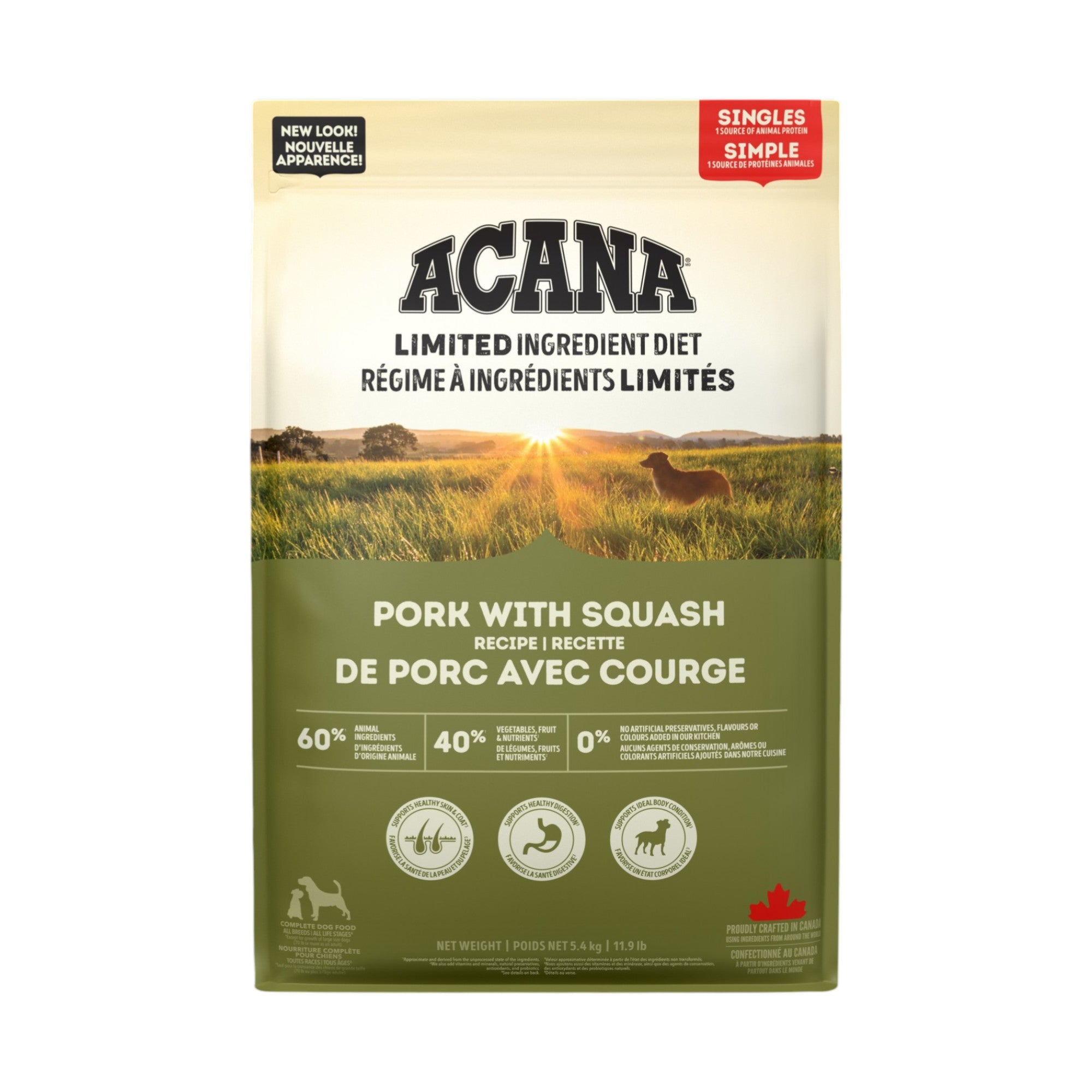 Acana Dog Singles Pork & Squash (5.4kg)