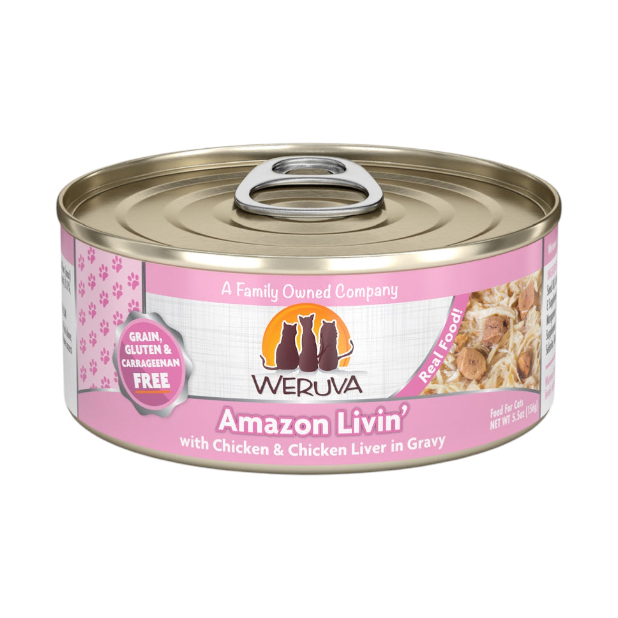 Weruva Amazon Livin' Canned Cat Food (5.5oz)