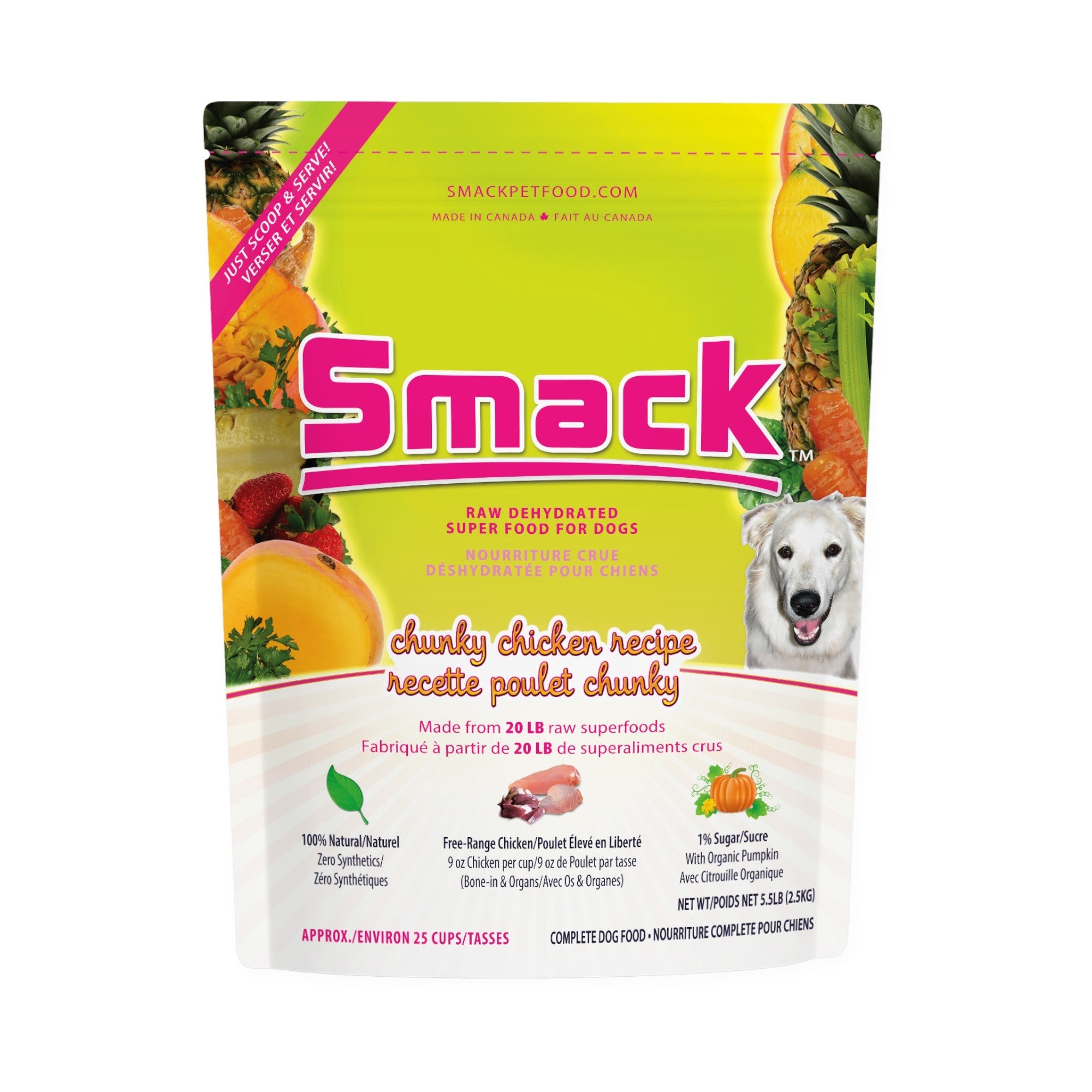 Smack Dog Dehydrated Chunky Chicken (2.5kg)