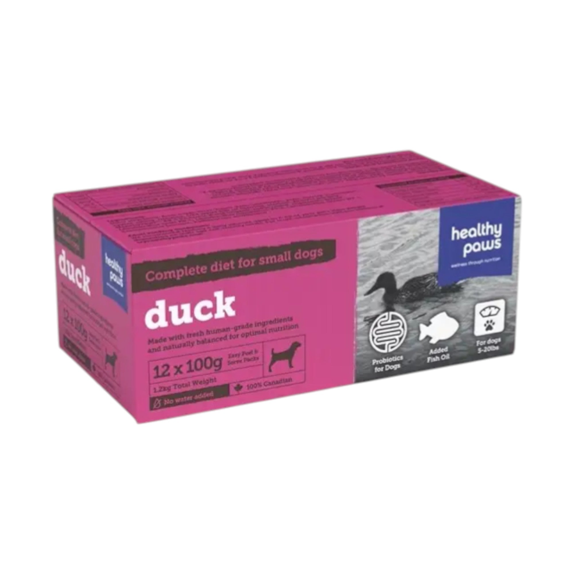 Healthy Paws Duck Complete (12 x 100g)