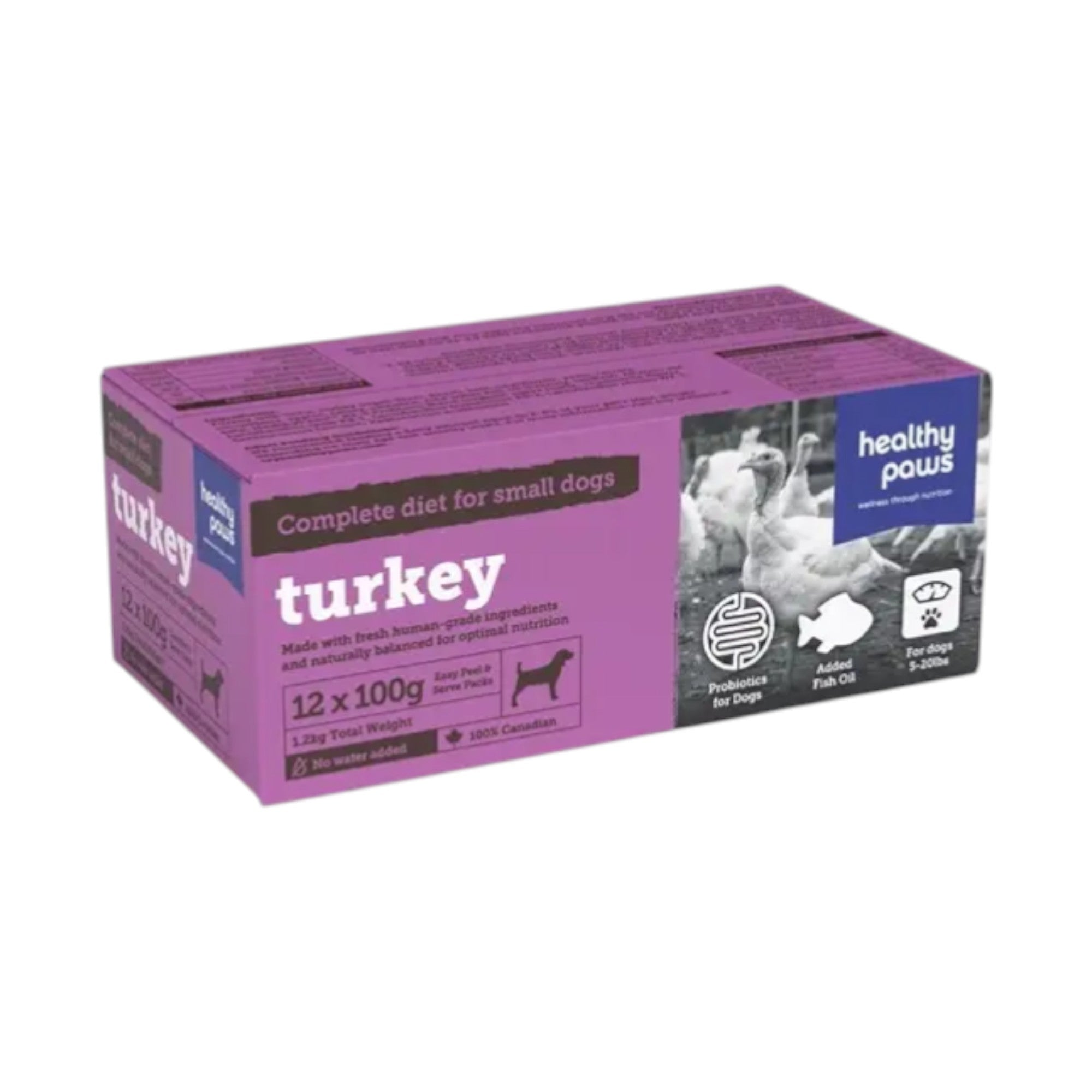 Healthy Paws Turkey Small Canine Complete (1.2kg)