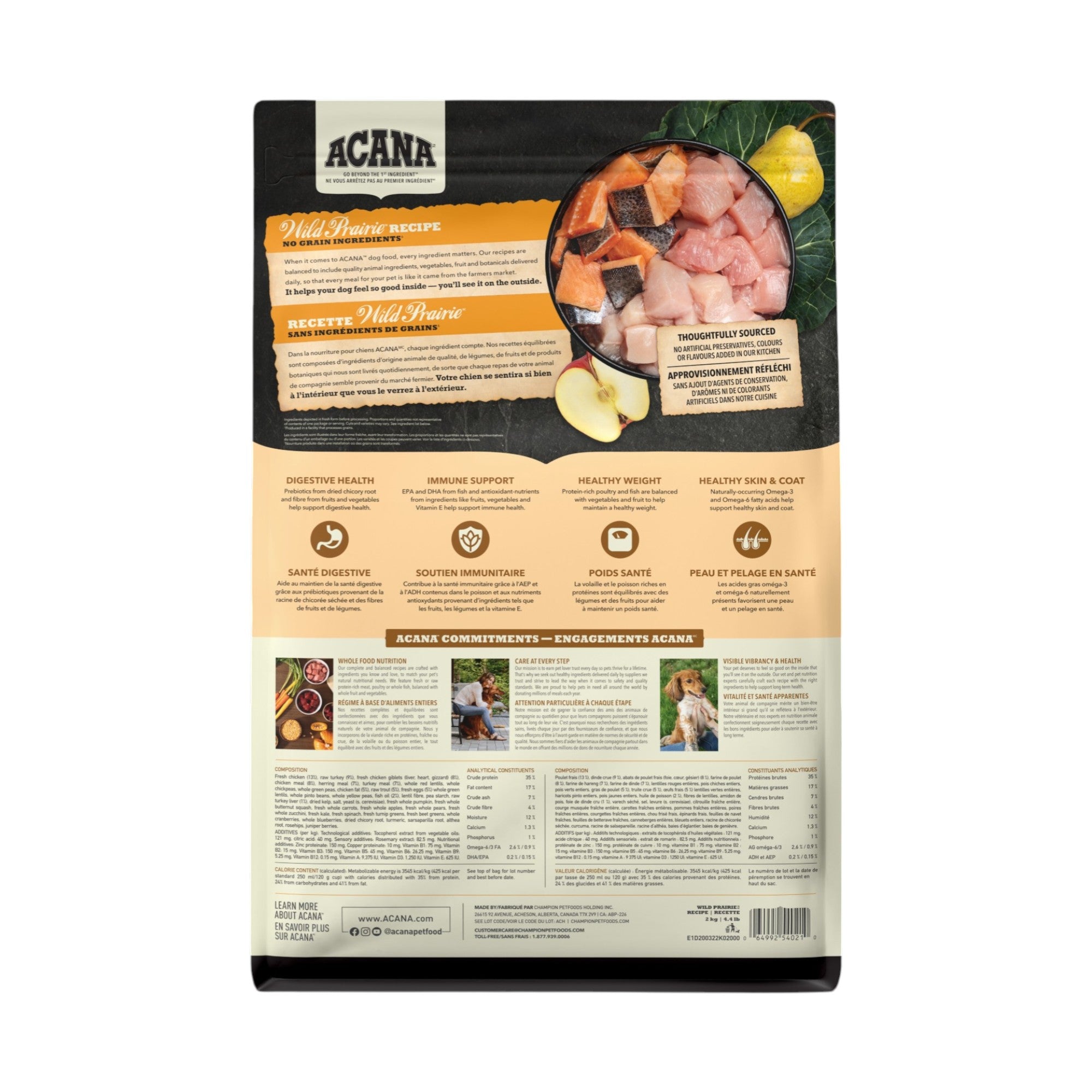 Acana Dog Highest Protein Wild Prairie Recipe (2kg)